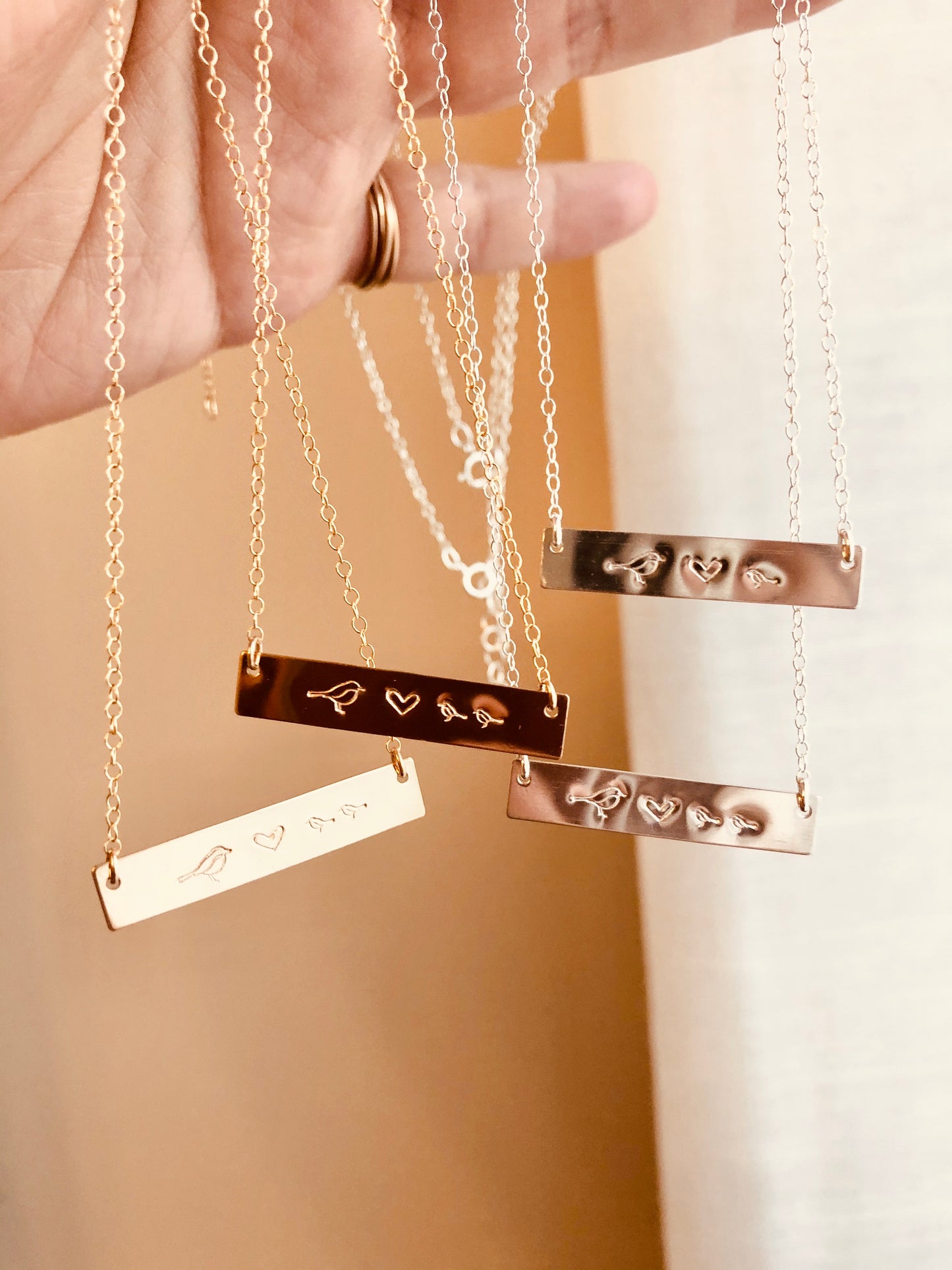 Mama Bird Necklace, Mama Bird and Baby Birds Necklace, Bird family Necklace, Bird Necklace, Mother Bird, Family Birds Necklace, Delicate Jewelry, Mothers Gift, Coco Wagner Jewelry, Gift For Her, Gift Ideas, Birthday Gift, Mothers Gift, Christmas Gift Ideas, Mothers Day Gift Minimalist Jewelry, Everyday Jewelry, Simple and Dainty