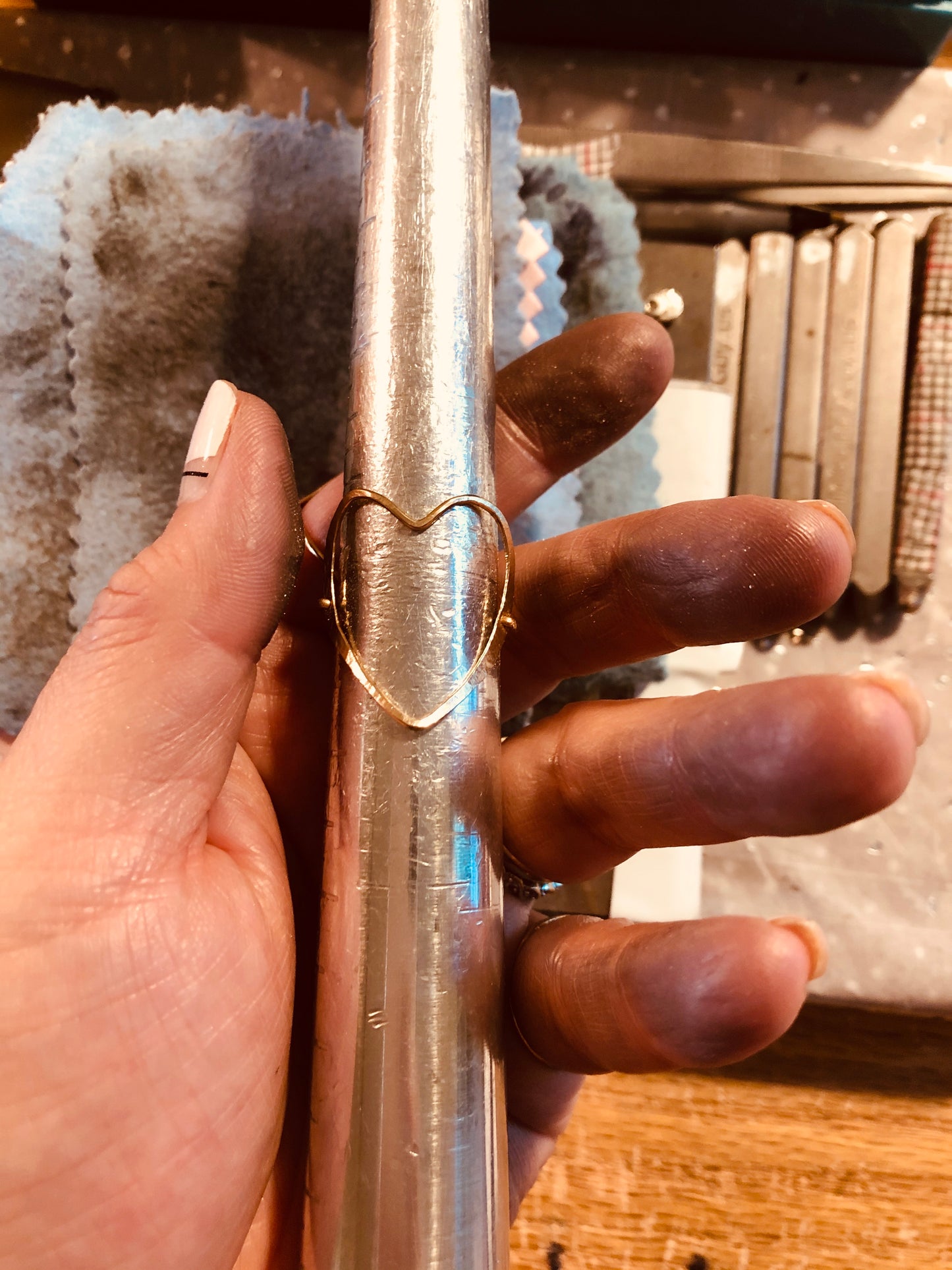 Organic Heart Ring