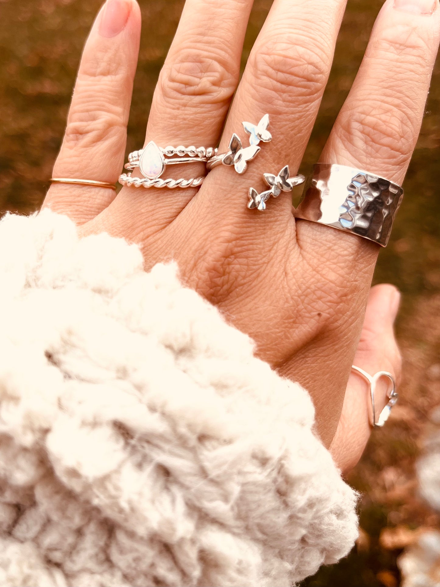 Sterling Silver Wide Band Ring