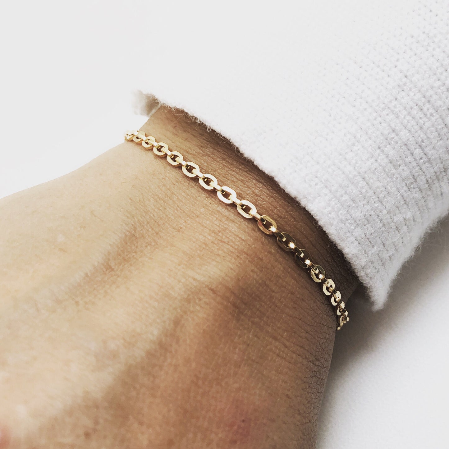 Boyfriend Chain Bracelet, Chain Bracelet, 14k gold filled bracelet