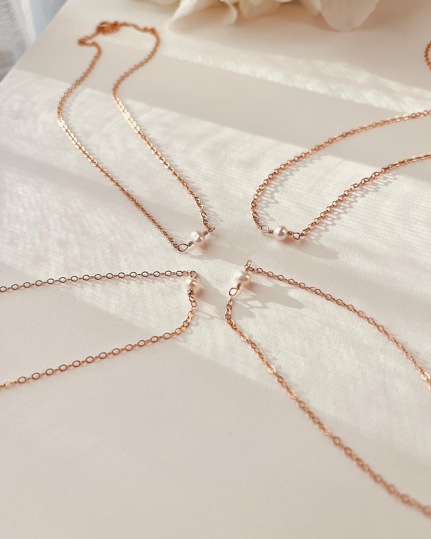 Tiny Pearl Necklace, Custom Pearl Necklace, Freshwater Pearl, June Birthstone Necklace, Bridesmaid Gift, Family Jewelry, Bridesmaid Jewelry, Pearl Necklace, Gifts for Mother , Wedding Gift, bridesmaid jewelry, bridesmaid gift ideas, Bridesmaid gifts