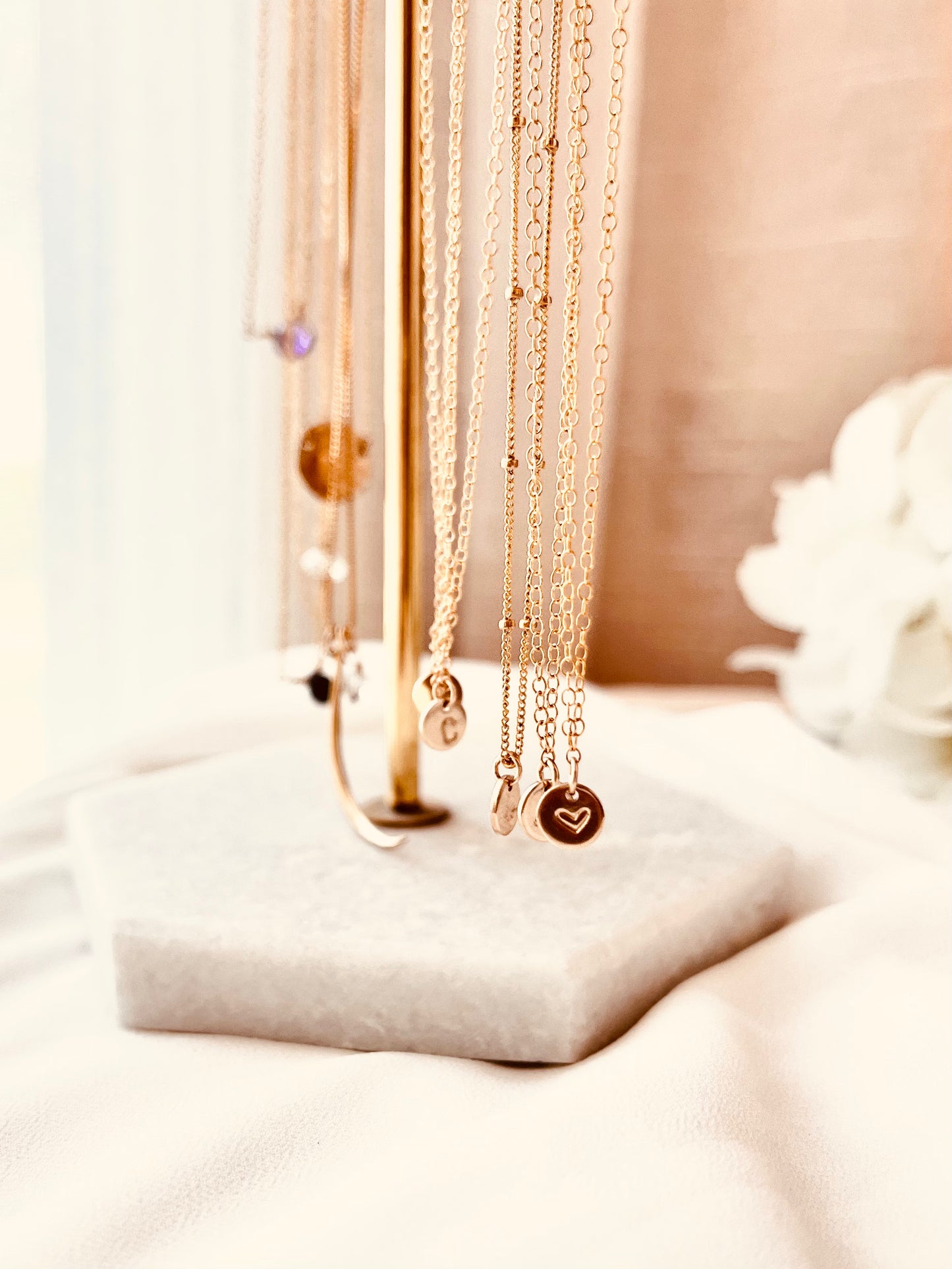 Mia Initial Necklace, Initial Jewelry, Initial Necklace, Gift For her, Custom Initial necklace, Personalized Disc, Tag Necklace, Kids names necklace, Family Necklace, Grandma Gifts, Bridesmaids gift, Minimalist Jewelry, Everyday Jewelry, Simple and Dainty, Monogram and Name,