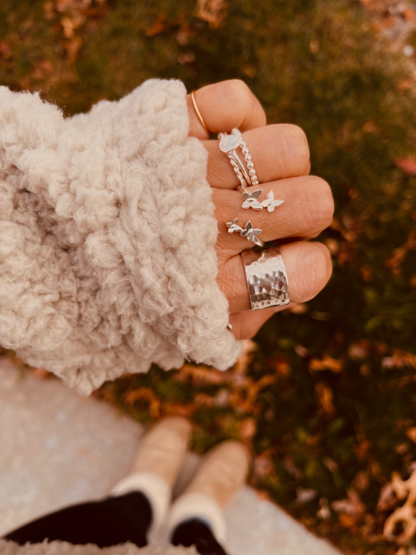Sterling Silver Wide Band Ring