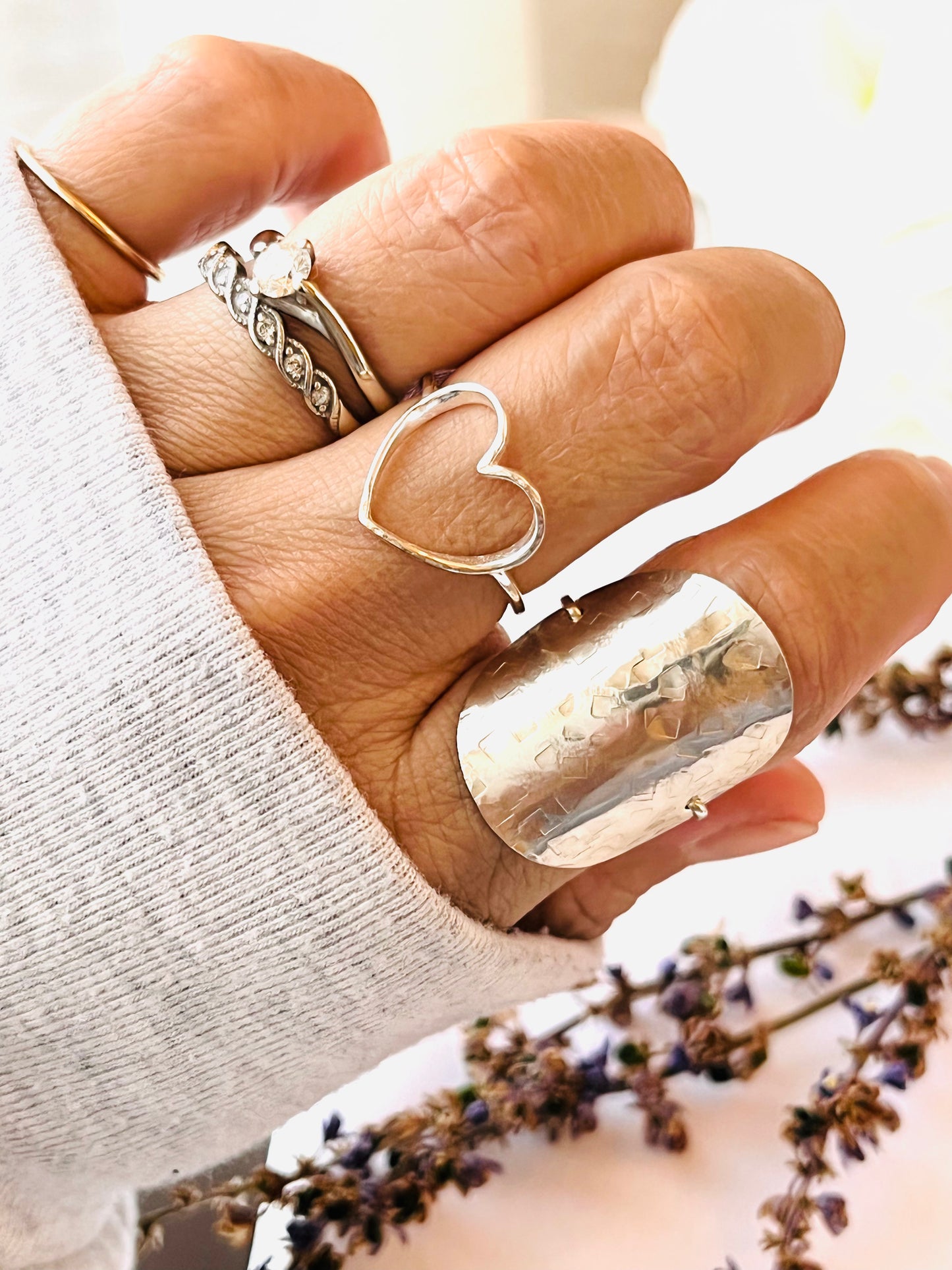 Open Heart Ring, Heart Ring, Silver Heart jewelry, minimalist jewelry, Open Heart Ring, Heart Ring, Silver Heart Ring, valentines gift, birthday gift, heart shaped ring, gift for her, Mother’s Day gifts, sterling silver ring, gift for girlfriend, everyday jewelry