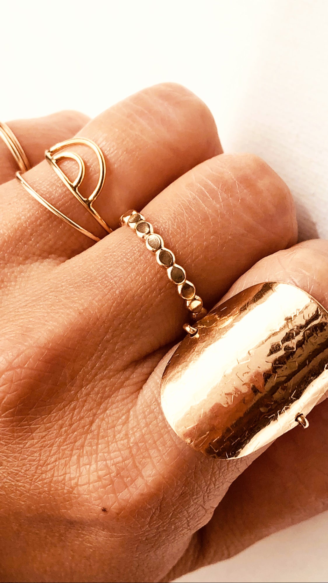 Gold Dot Stacking Ring, Gold Dot Ring, Gold Beaded Band, Dainty Ring, Stacking Ring, Statement Ring, Confetti Ring, Ball Stacking Rings, Poppy Ring, Office Outfit, Delicate Jewelry, Mothers Gift, Coco Wagner Jewelry, Gift For Her, Gift Ideas, Birthday Gift, Mothers Gift, Christmas Gift Ideas, Mothers Day Gift Minimalist Jewelry, Everyday Jewelry, Simple and Dainty