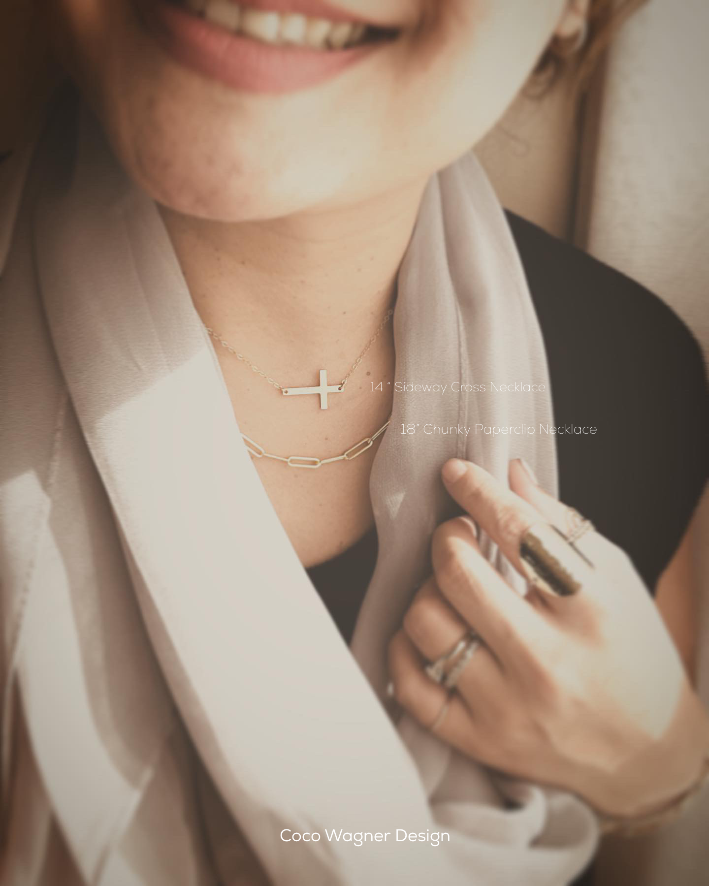 Chunky Paperclip Necklace