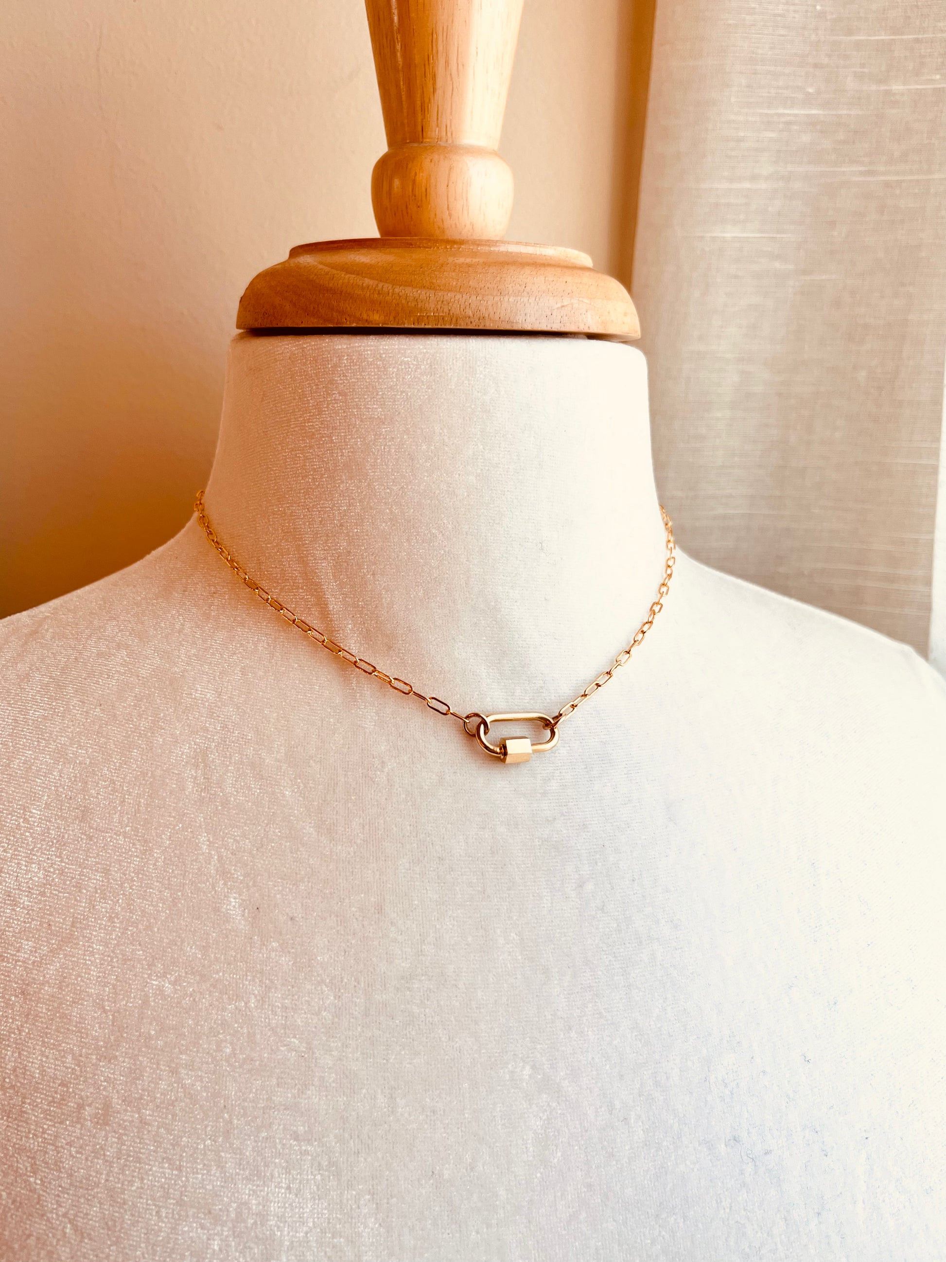 Custom Charm Necklace, Gold Filled Chain, Design Your Own Necklace, Carabiner Clasp Necklace, Personalized Gift, Paperclip Charm Necklace, Holidays Gift Ideas, Christmas Gifts, Gift For Her, Monogram and Name, Simple and Dainty, Custom Jewelry, Personalized Gifts, Charm Necklace, Initial Jewelry, Perfect Gift for Mom, Christmas Present