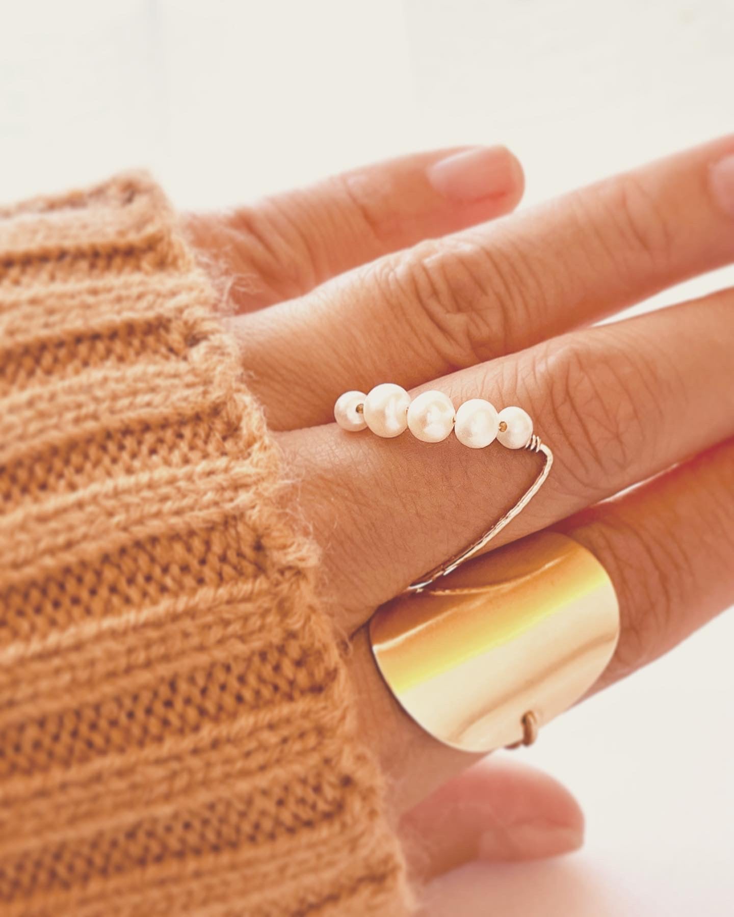 Large Disc Ring - Smooth