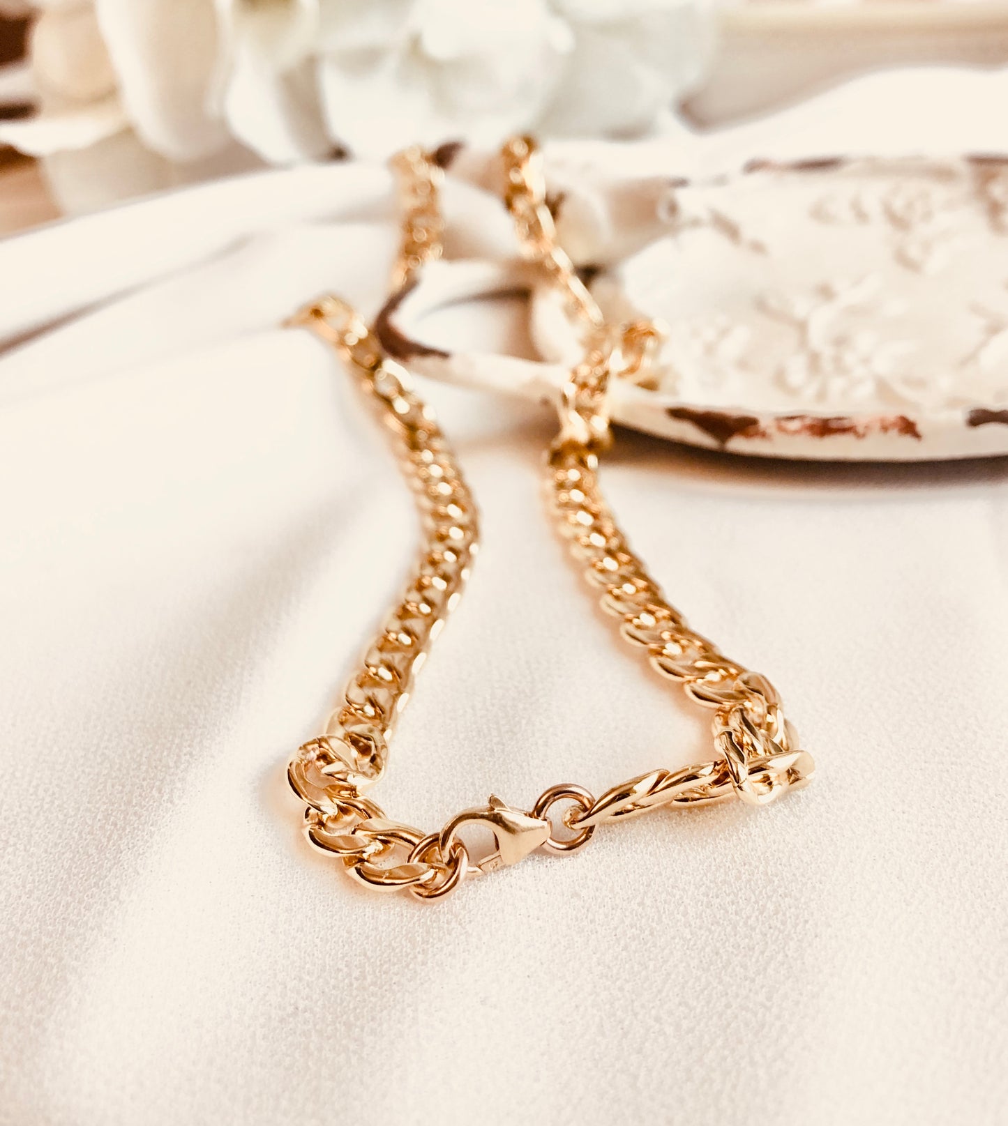 Cuban Chain Necklace, Cuban Chain, Cuban Gold Chain, Thick Necklace, Cuban Choker, Christmas Gift Idea, Birthday Gift, Curb Chain Necklace