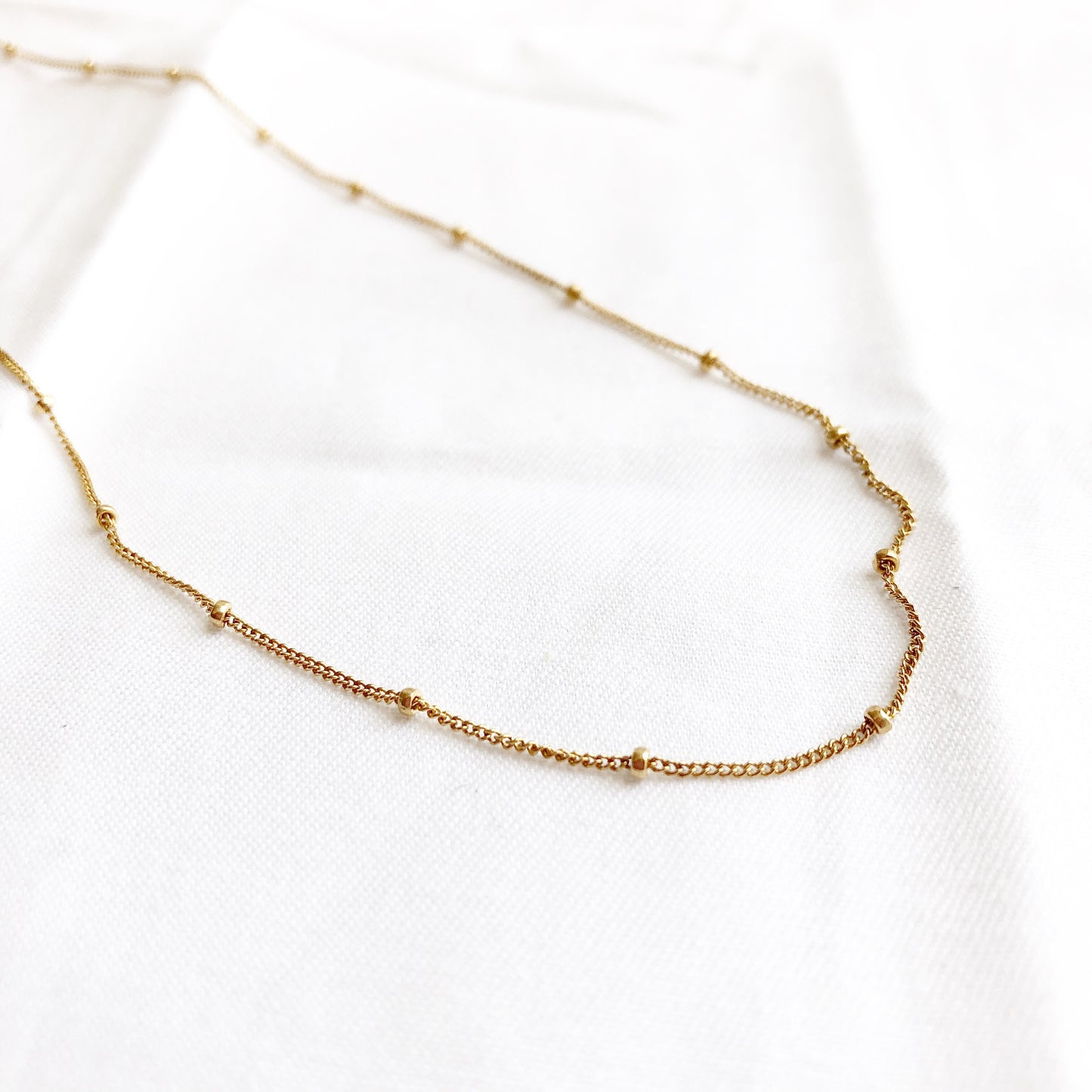 Ultra Dainty Satellite Necklace