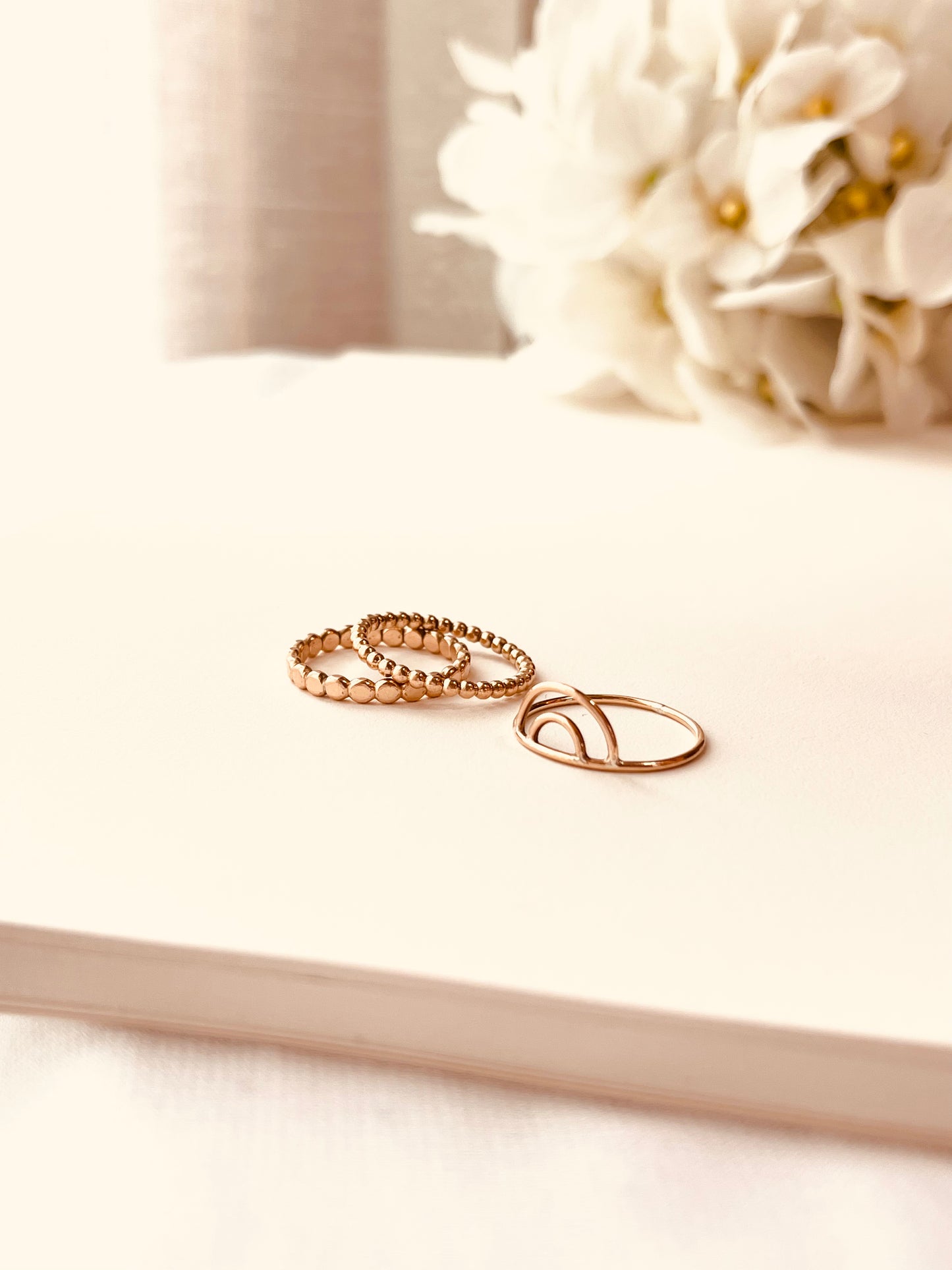 Rainbow Stacking Ring Set