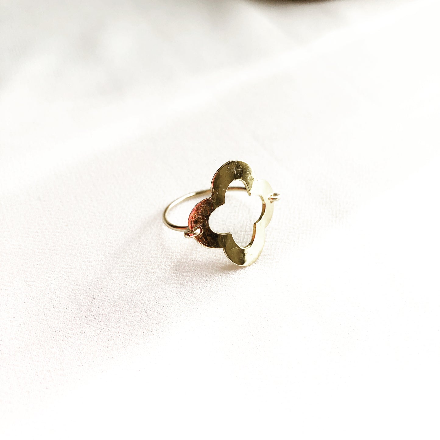 Gold Rings, Silver Rings, clover ring.