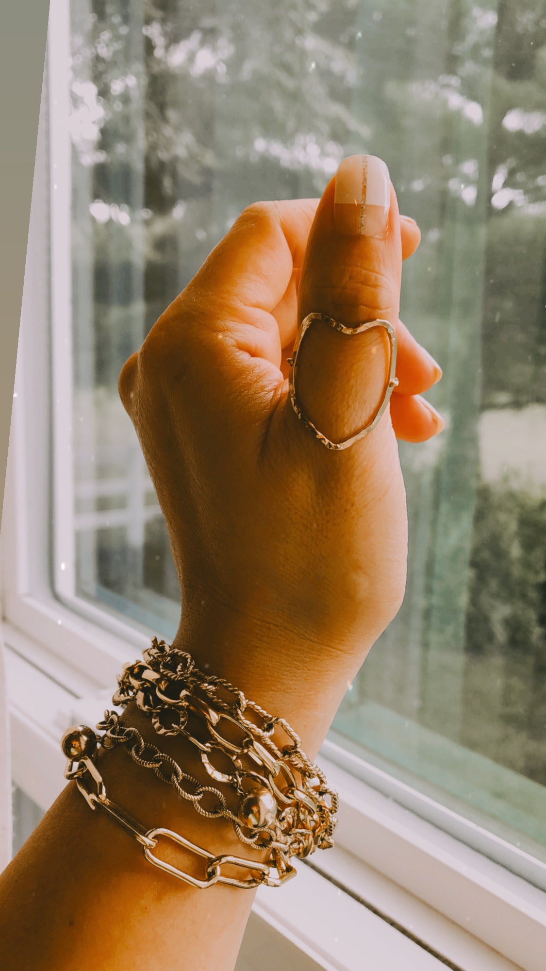 Organic Heart Ring