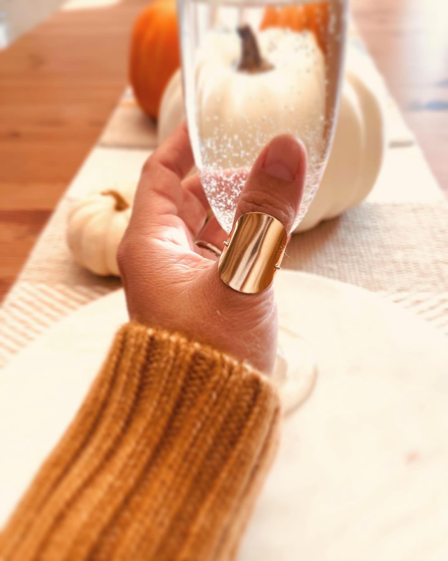 Large Disc Ring - Smooth