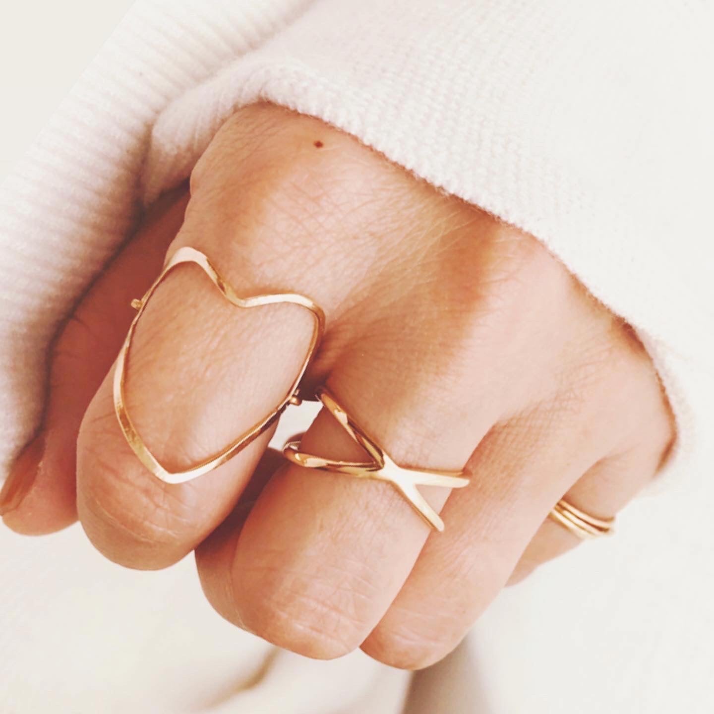 Organic Heart Ring