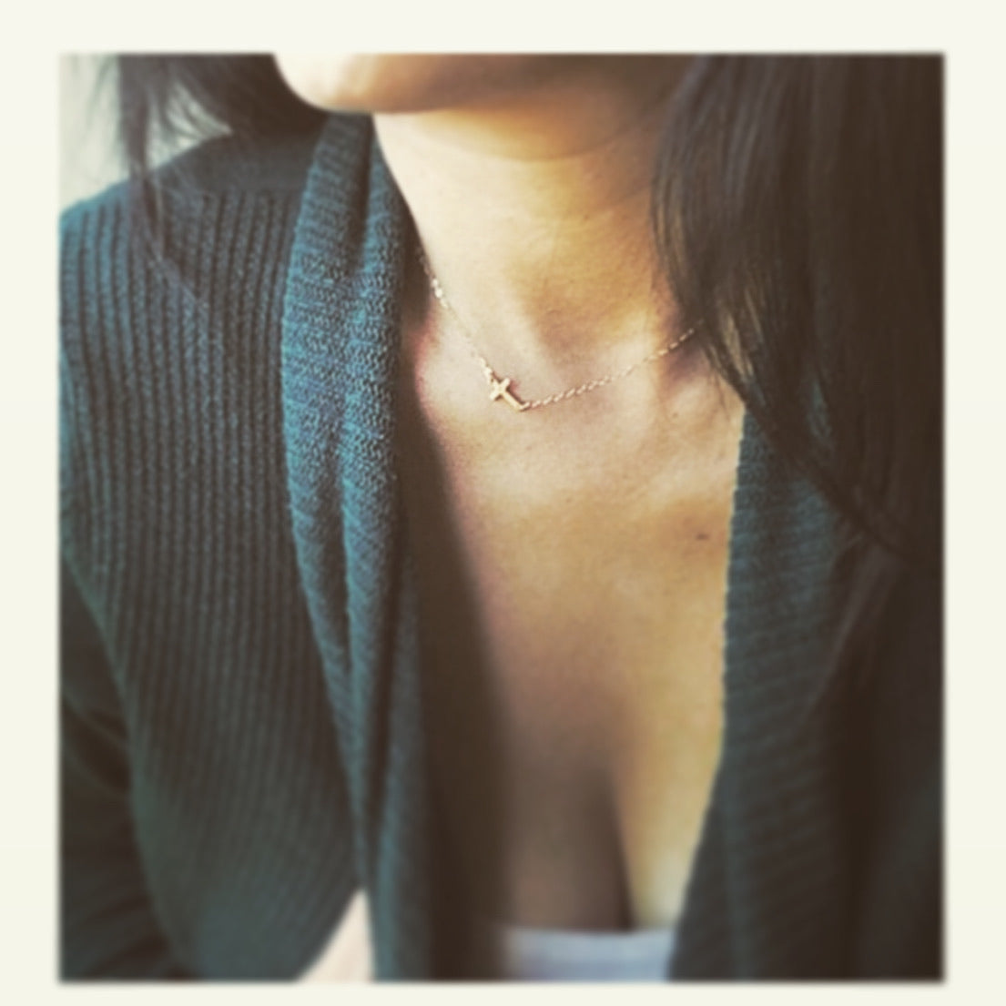 Cross Necklace, Cross Jewelry, Delicate Jewelry, Mothers Gift, Coco Wagner Jewelry, Gift For Her, Gift Ideas, Birthday Gift, Mothers Gift, Christmas Gift Ideas, Mothers Day Gift Minimalist Jewelry, Everyday Jewelry, Simple and Dainty
