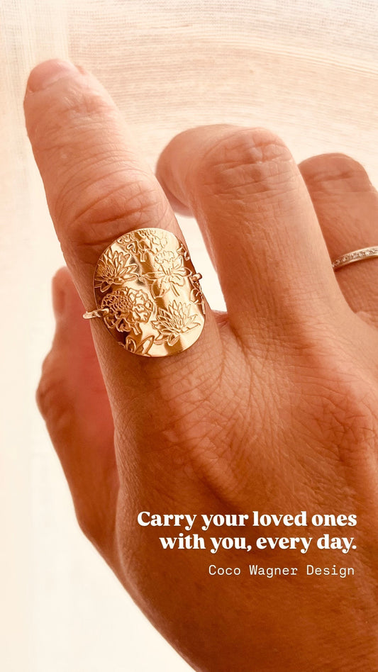 Why I Designed My Birth Flower Rings | My Inspiration
