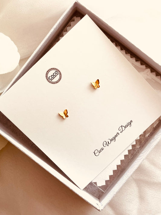 Mini Butterfly Stud Earrings