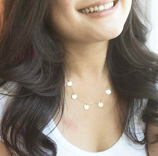 Dainty Coin Necklace | Everyday Necklace