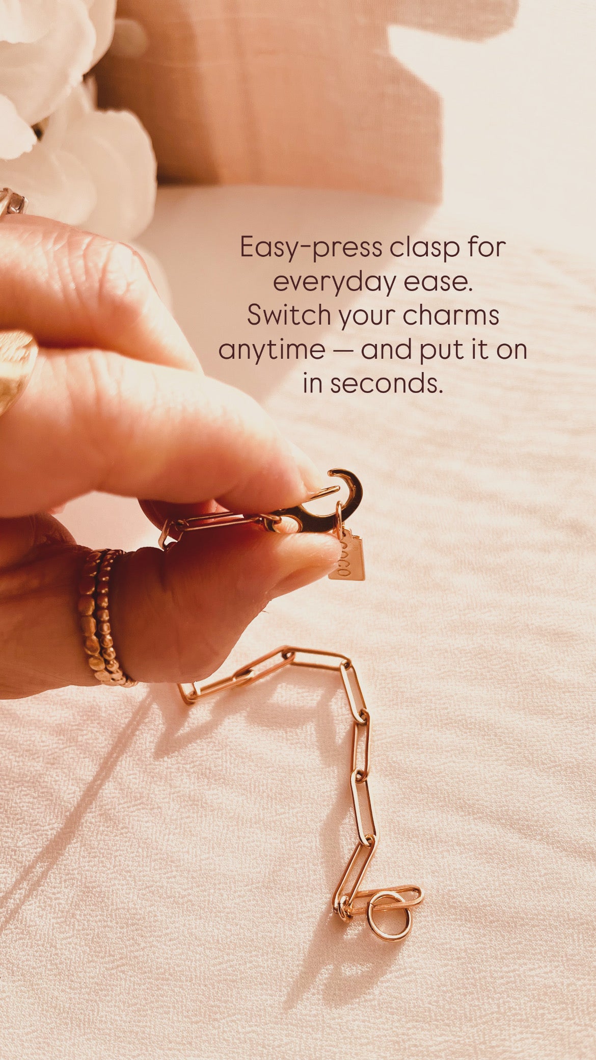 Personalized Tag Bracelet – Minimal Everyday Chain Bracelet