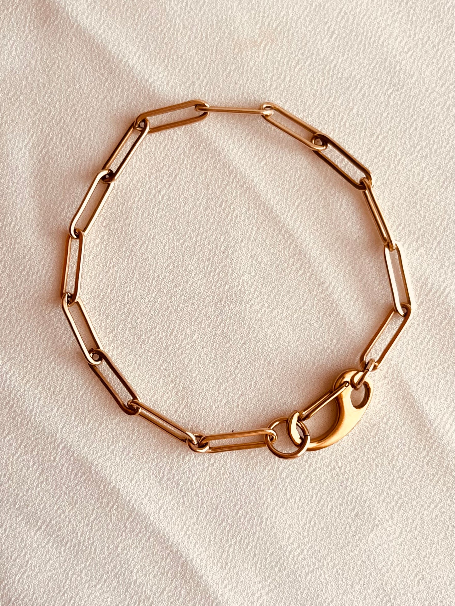 Personalized Tag Bracelet – Minimal Everyday Chain Bracelet