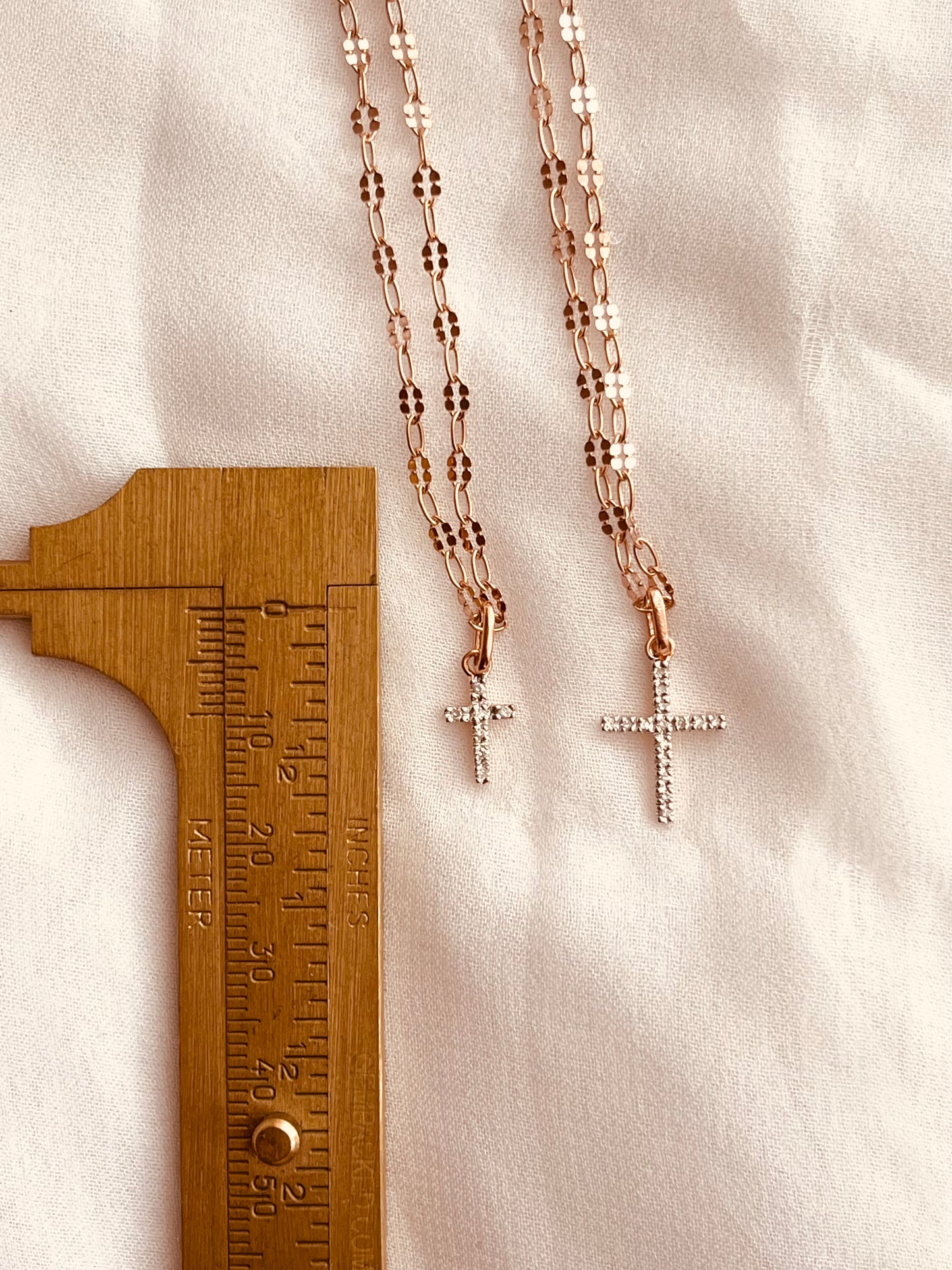 Rose Gold Cross Necklace