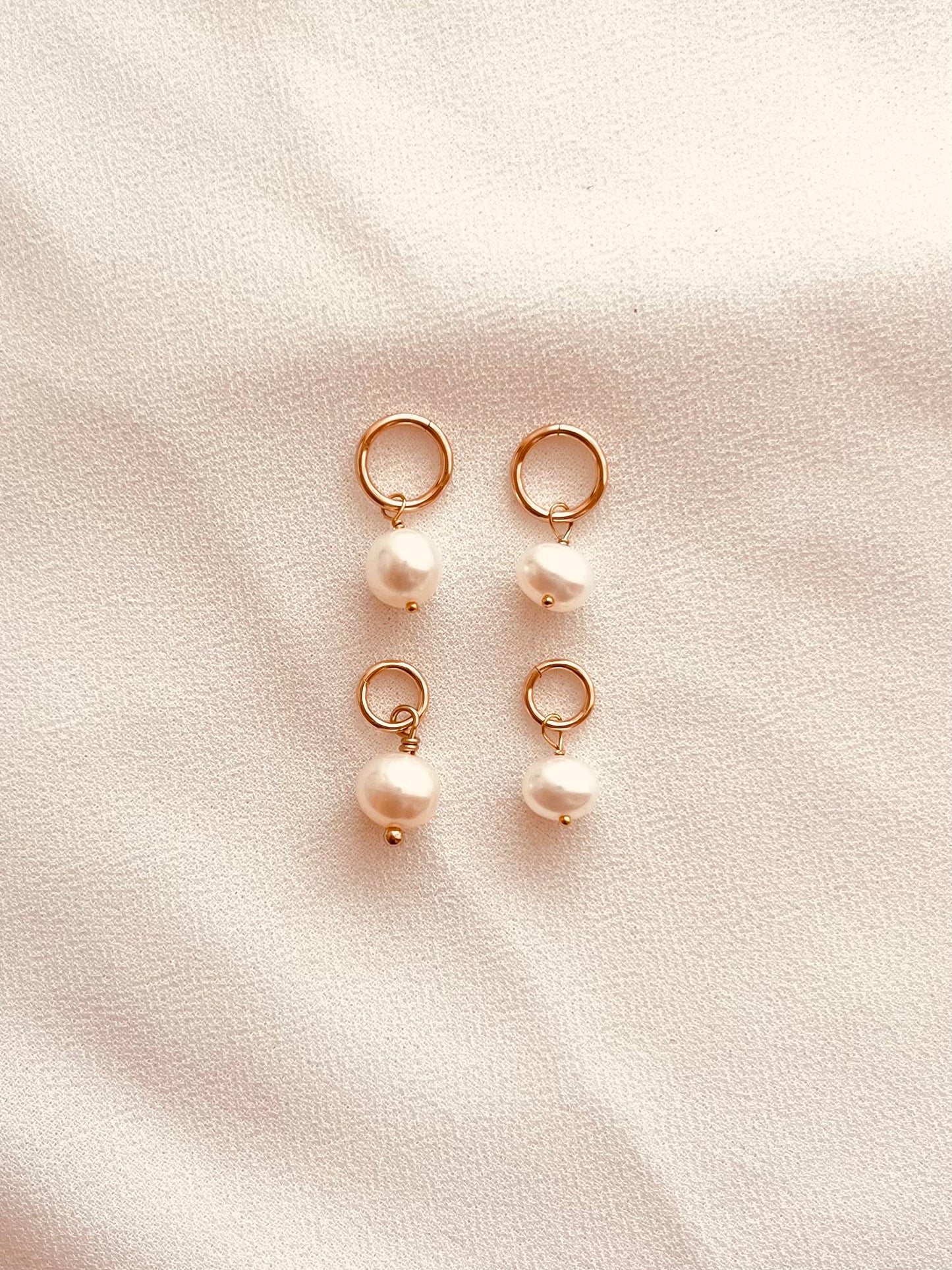 Freshwater Pearl Charm – Customize Your Size + Jump Ring