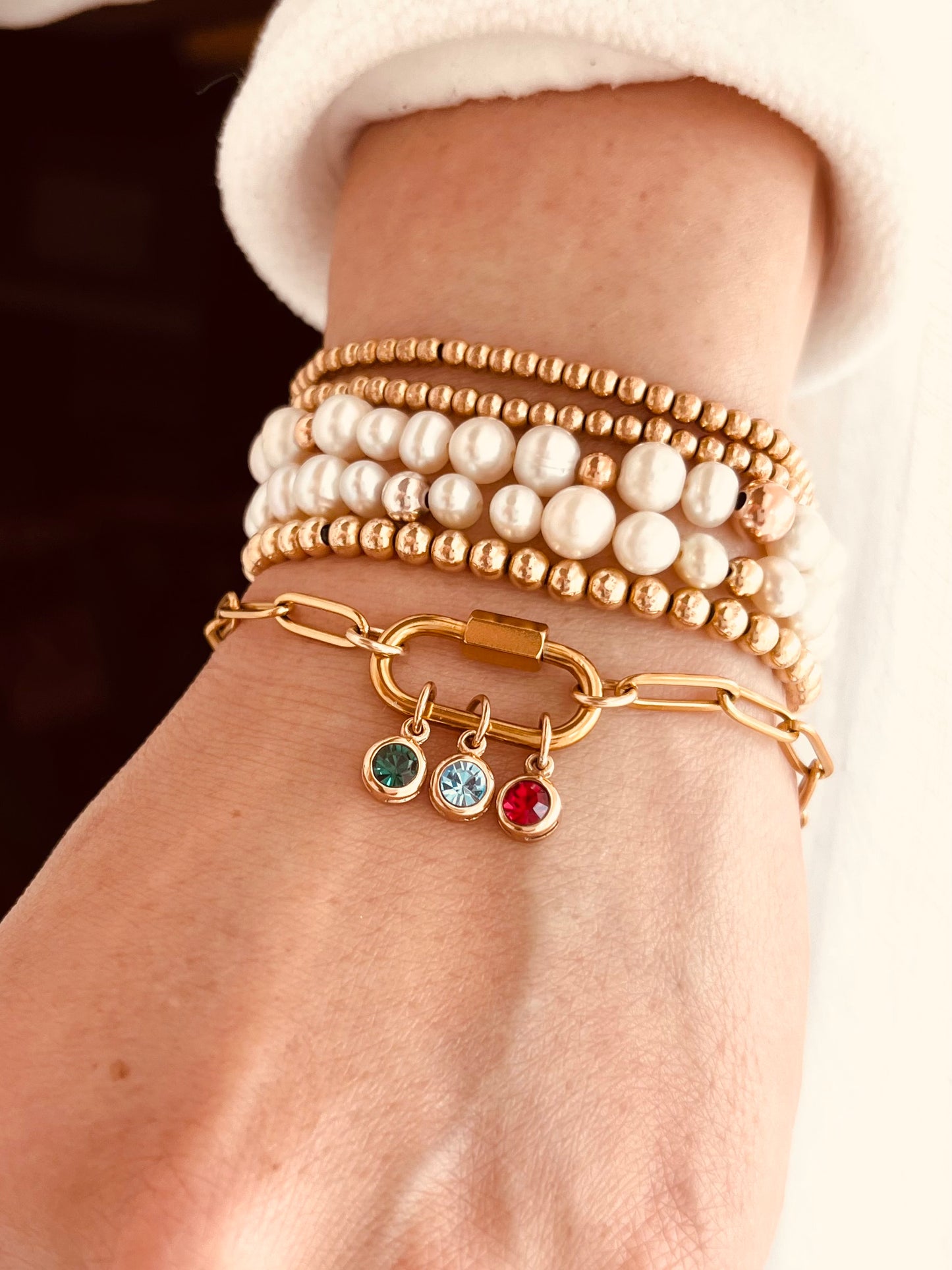Charm Link Bracelet | Build Your Story | Everyday Charm Bracelet | 
Waterproof | Gift For Her