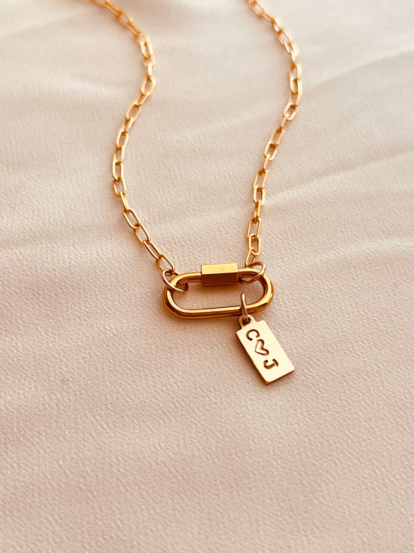 Waterproof Gold Charm Necklace – Personalized Necklace for Women