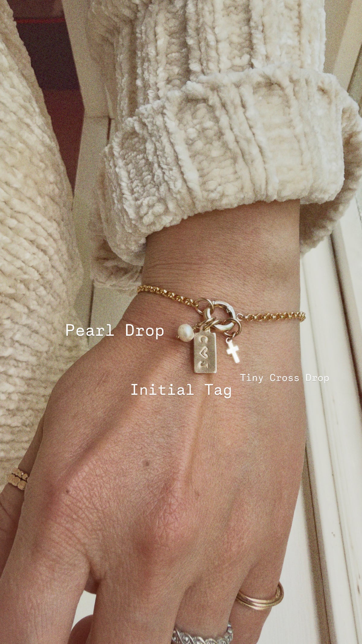 14K Gold Filled Charm Holder Bracelet | Personalized Build Your Own Charm Bracelet