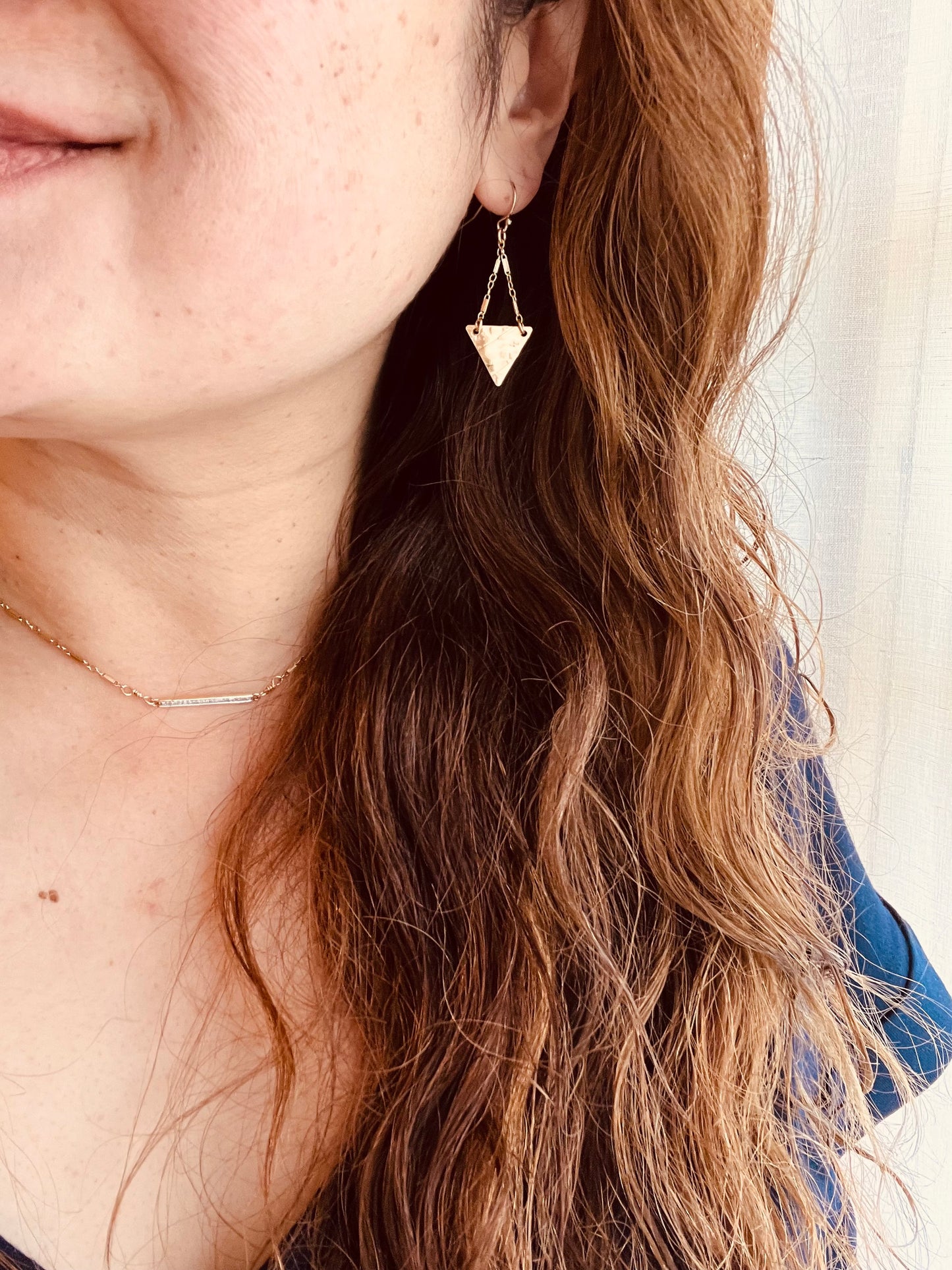 Triangle Dangle Earrings