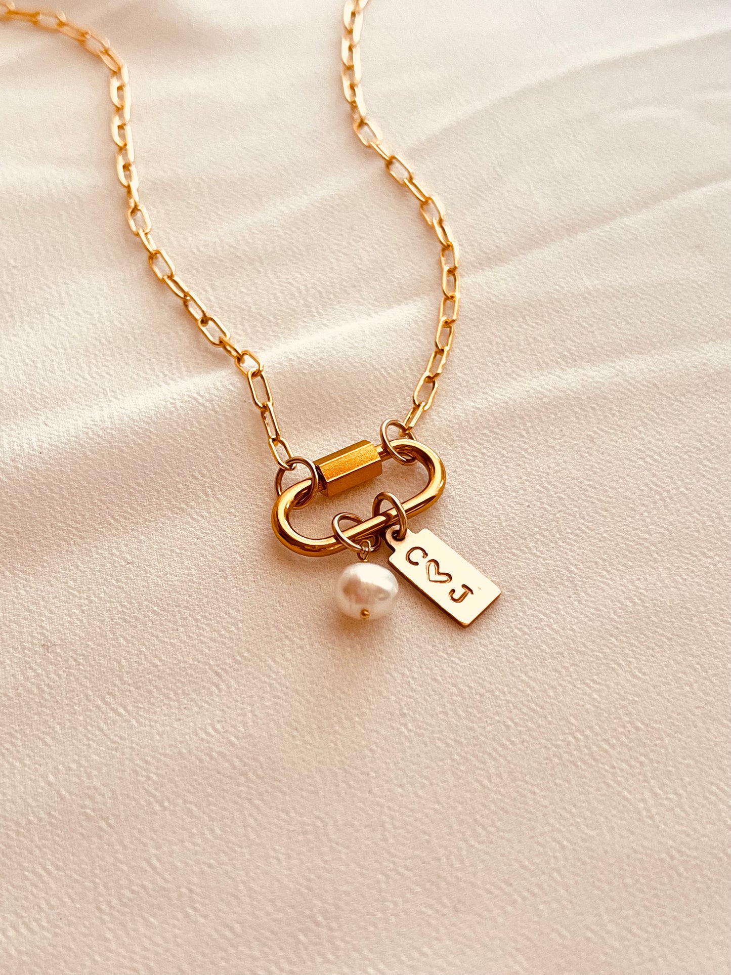 Waterproof Gold Charm Necklace – Personalized Necklace for Women