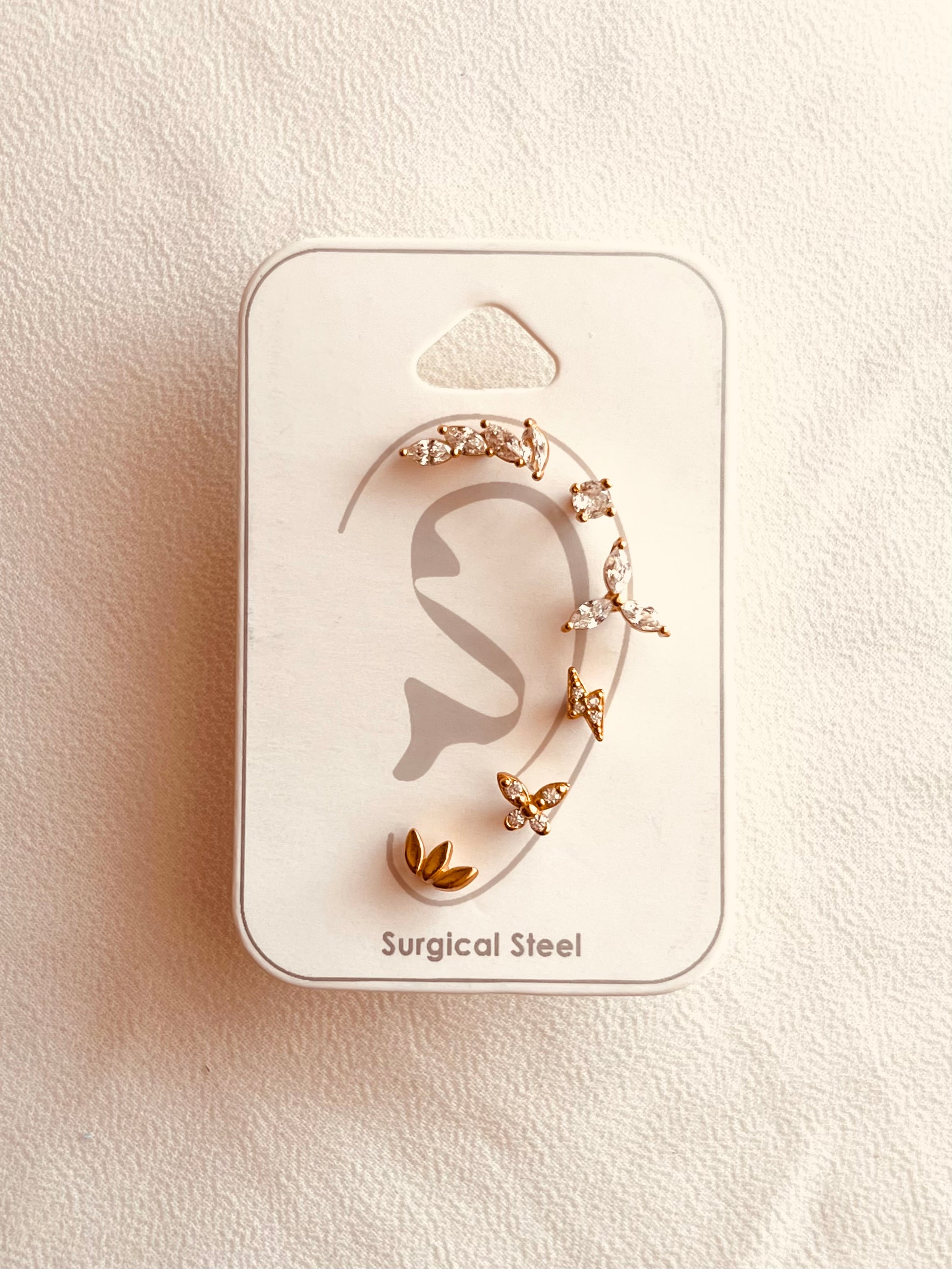 Dainty Gold Stud Earrings Set | Mix & Match Screw-On Back | Everyday Sleep-In Earrings, mix and match studs, screw back earrings, live in earrings, gold stud set, hypoallergenic earrings, everyday earrings, dainty ear stack, surgical steel studs, minimalist jewelry, comfortable earrings