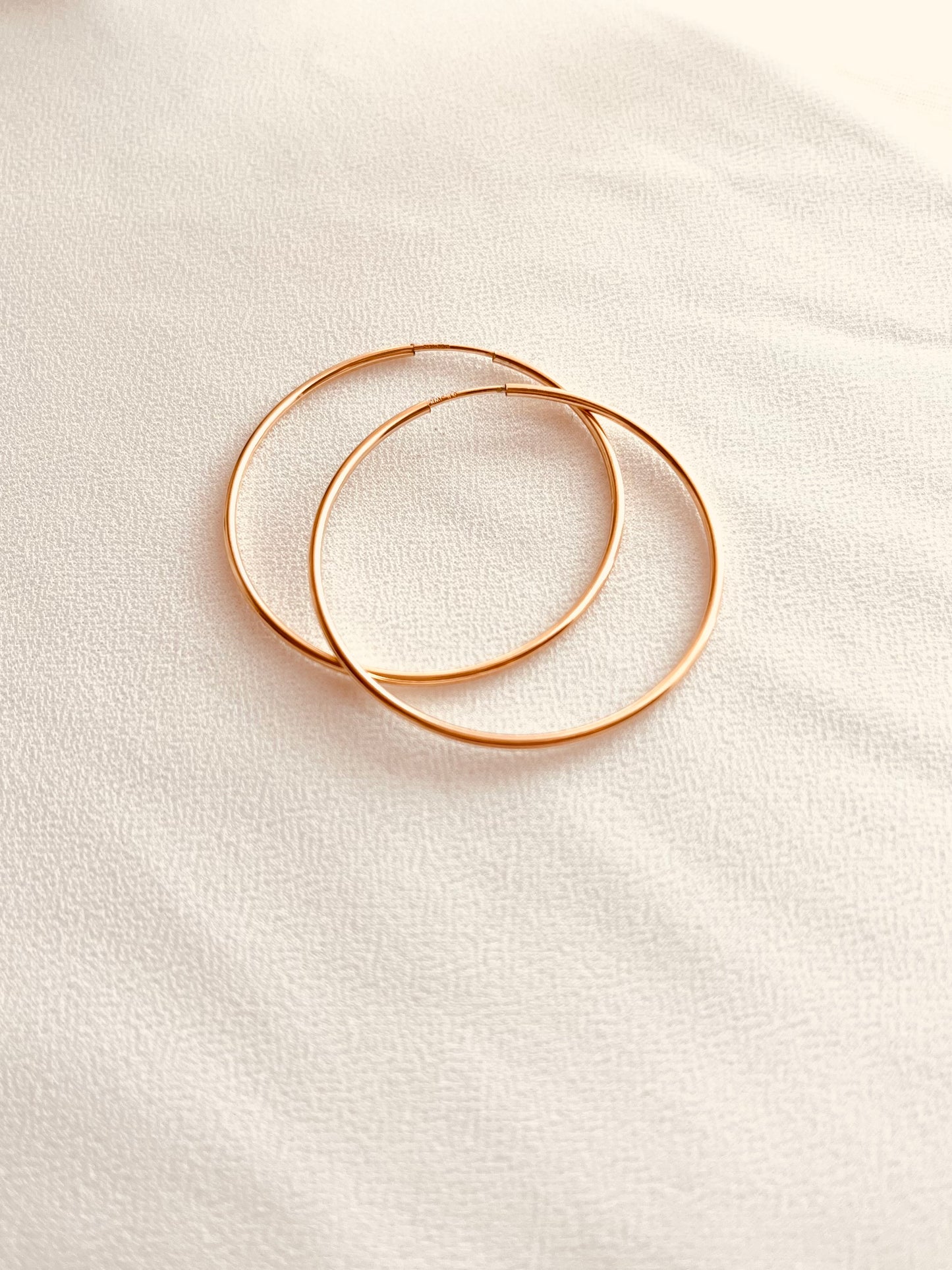 Bold Hoop Earrings – Statement Hoops 40mm 50mm