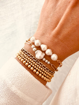 Pearl Paperclip Bracelet – Coco Wagner Design