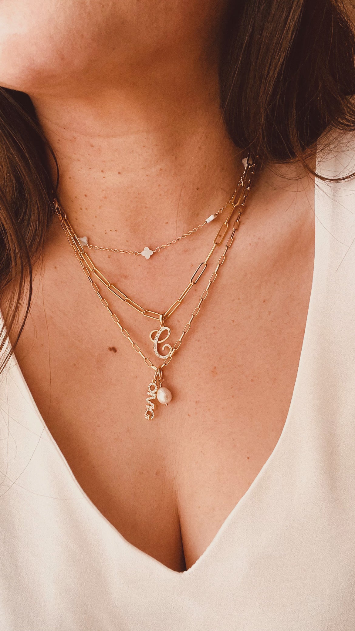 Layering Necklaces, 14k gold filled jewelry