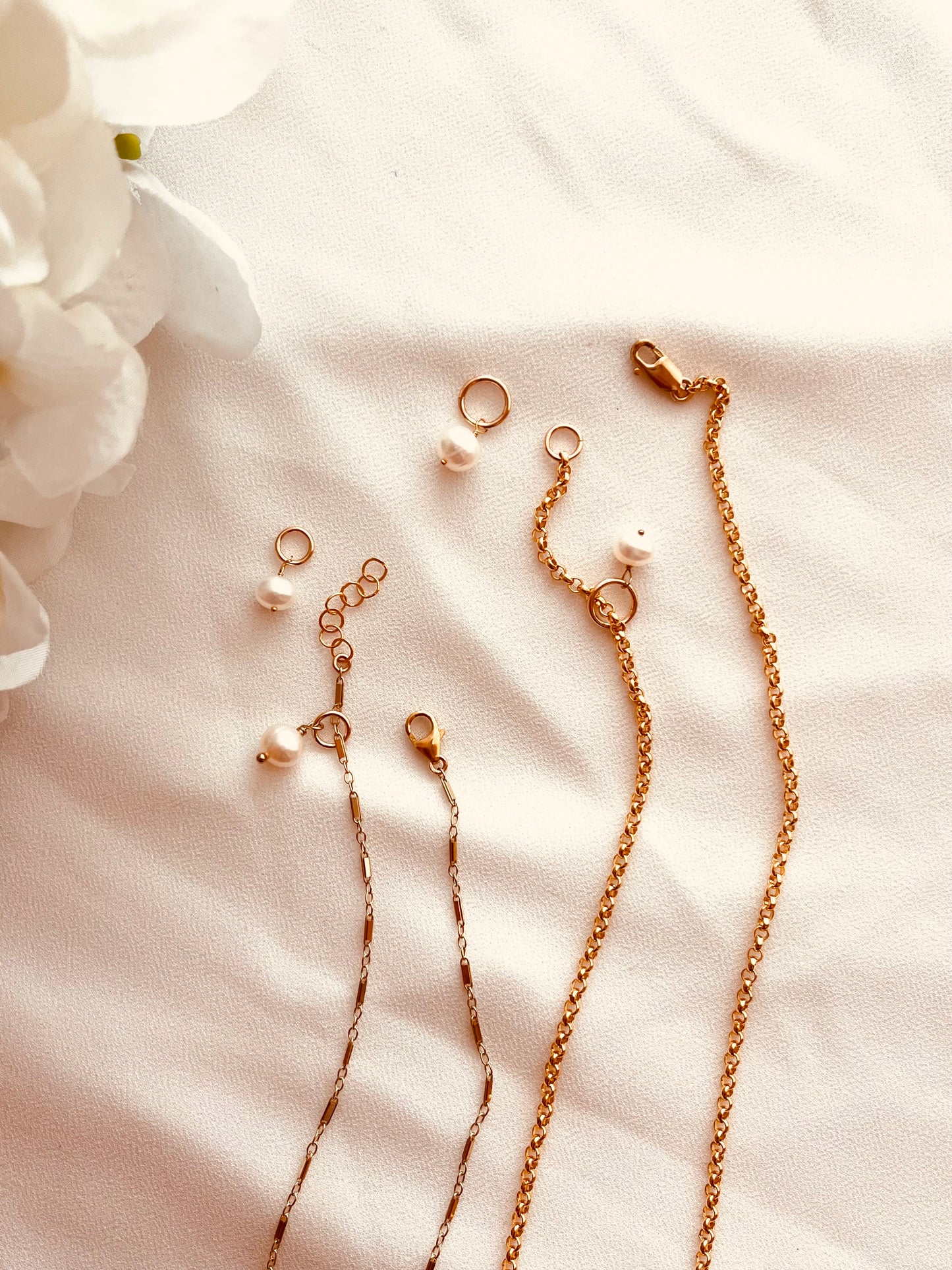 Freshwater Pearl Charm – Customize Your Size + Jump Ring