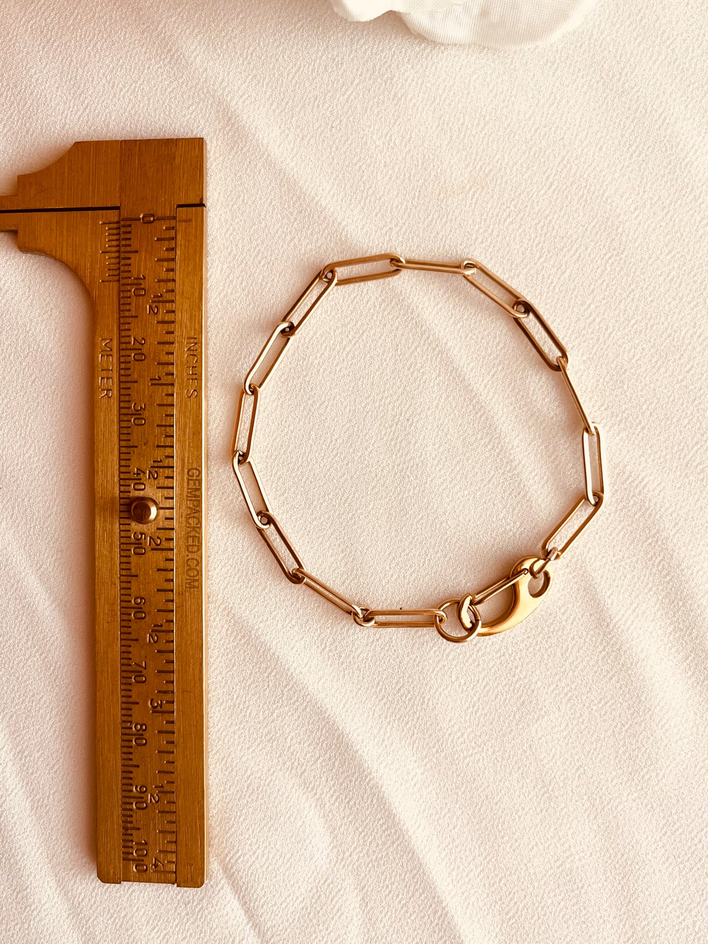 Personalized Tag Bracelet – Minimal Everyday Chain Bracelet