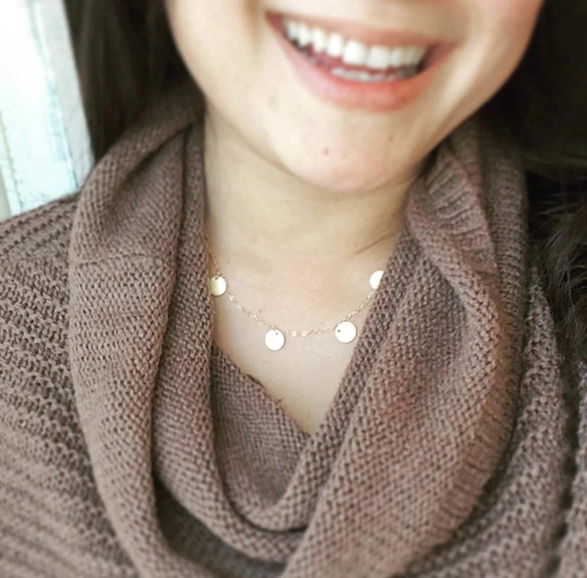 Dainty Coin Necklace | Everyday Necklace