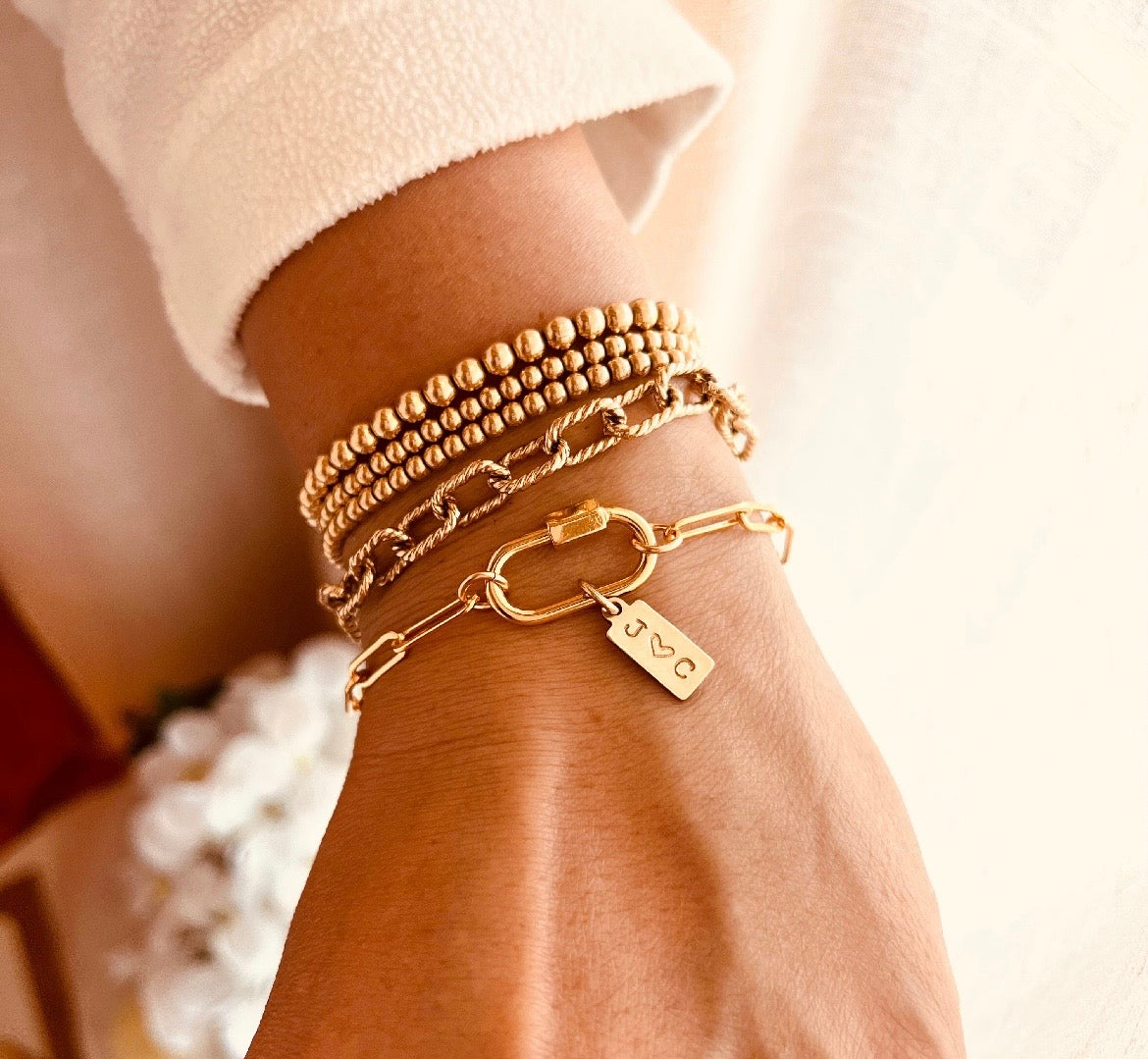 Charm Link Bracelet | Build Your Story | Everyday Charm Bracelet | 
Waterproof | Gift For Her