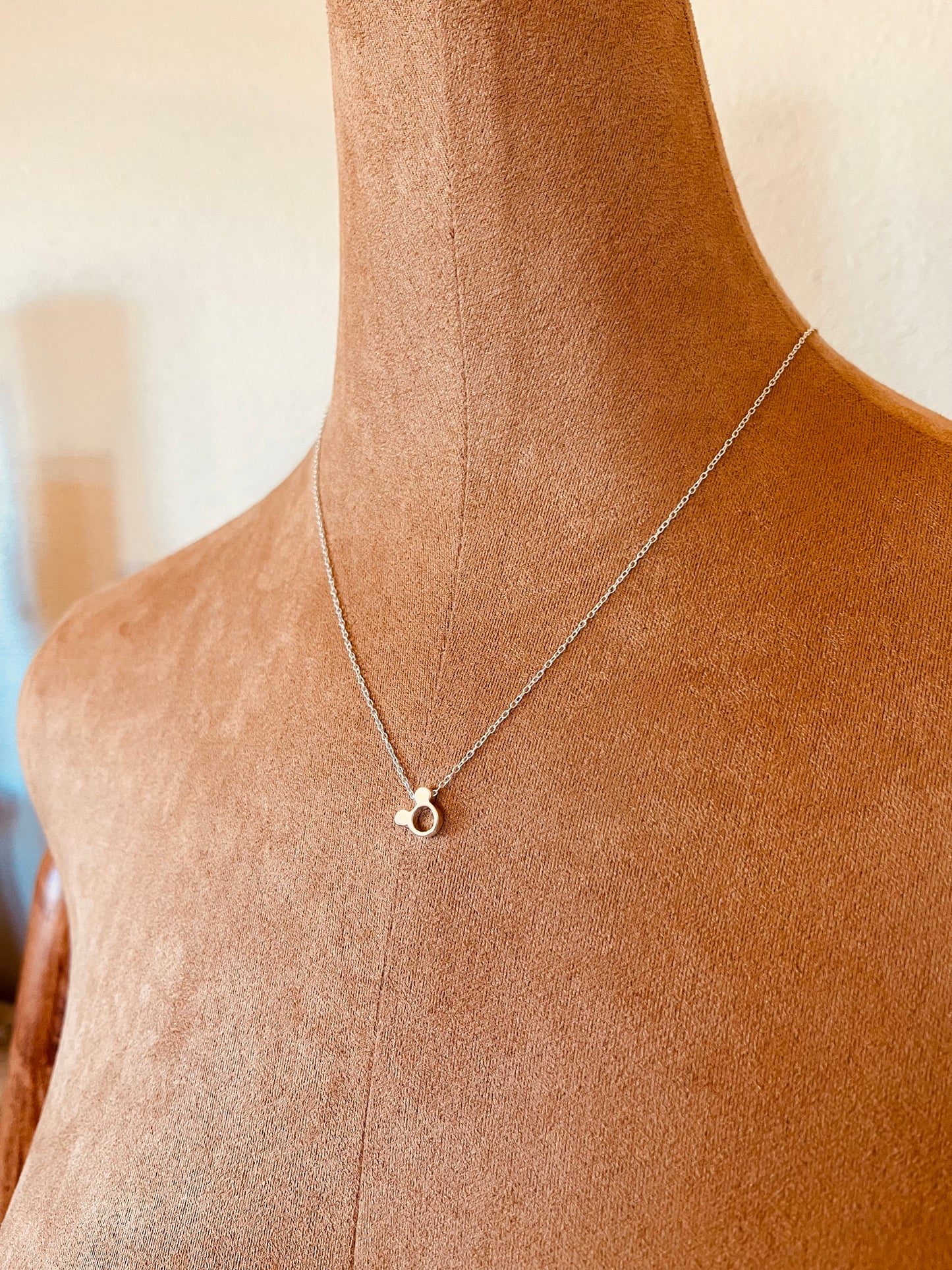 Tiny Mouse Inspired Necklace