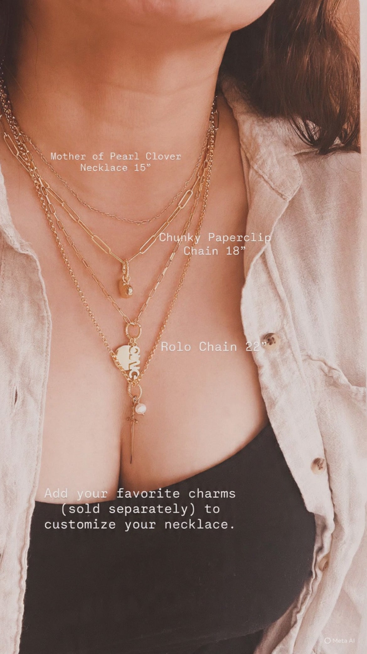 14K Gold Filled Necklace - 2 styles