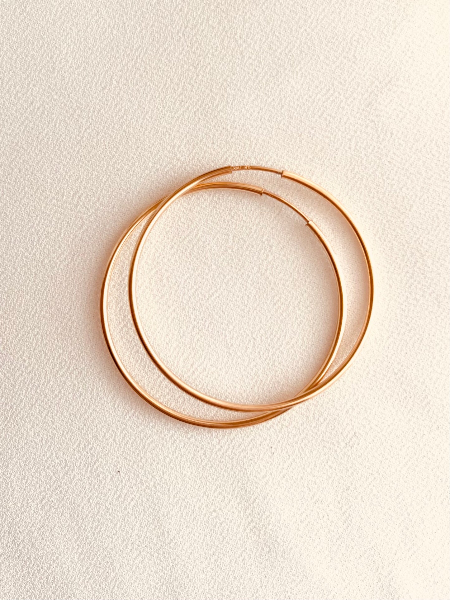 Bold Hoop Earrings – Statement Hoops 40mm 50mm