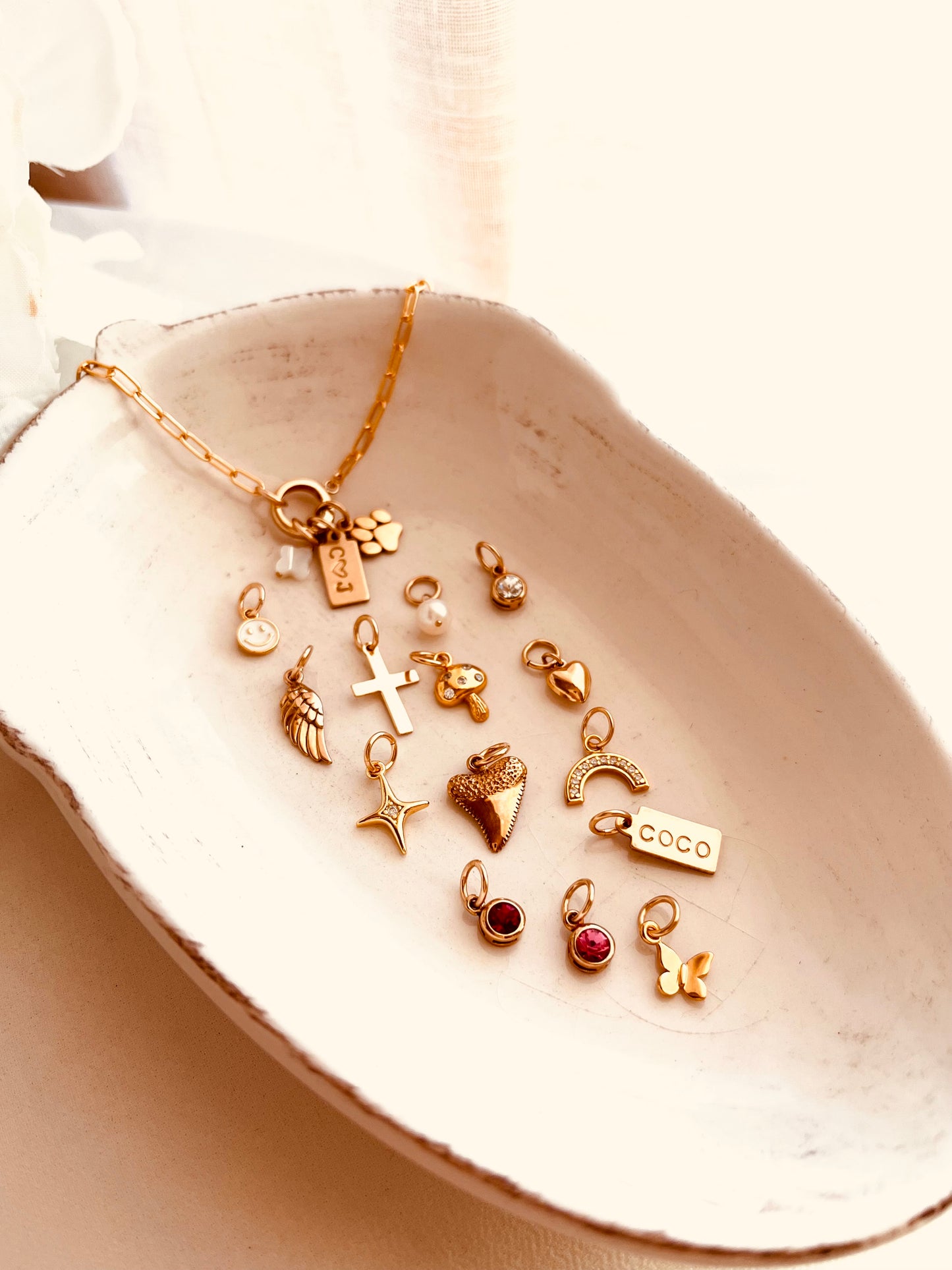 charm holder bracelet,
gold filled bracelet,
14k gold filled jewelry,
personalized bracelet,
custom charm bracelet,
layering bracelet,
dainty gold bracelet,
adjustable bracelet,
gift for her,
holiday gift idea,
everyday jewelry,
handmade jewelry,
minimalist bracelet,
Coco Wagner Design,
Wyoming jewelry,
made in USA,
birthstone charm bracelet,
initial charm bracelet,
mom gift,
best friend gift
