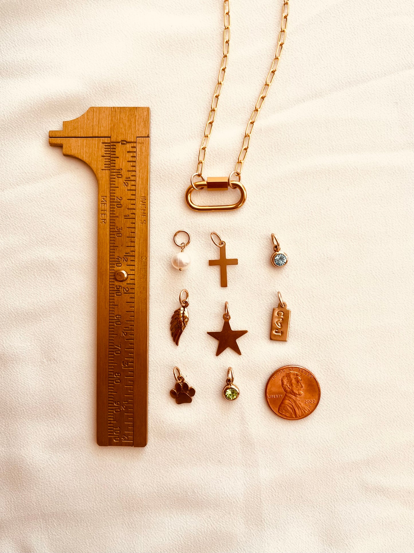 Waterproof Gold Charm Necklace – Personalized Necklace for Women