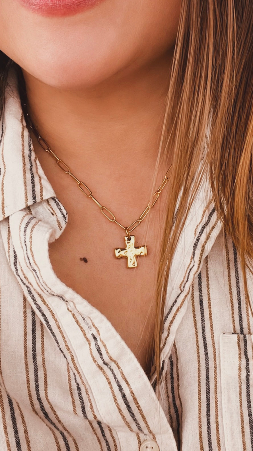 Cross Jewelry Set | Waterproof Gold Jewelry