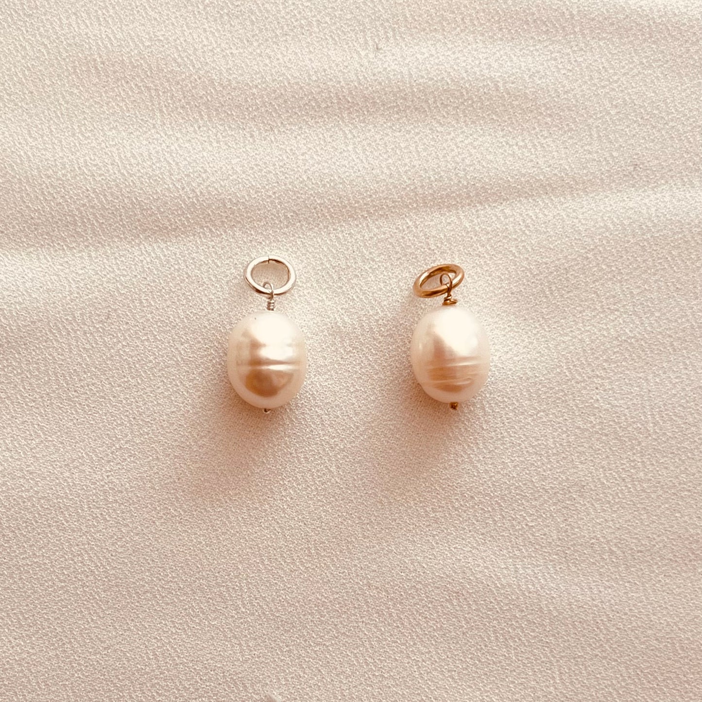 Freshwater Pearl Charm | 14K Gold Filled / Sterling Silver Add-On