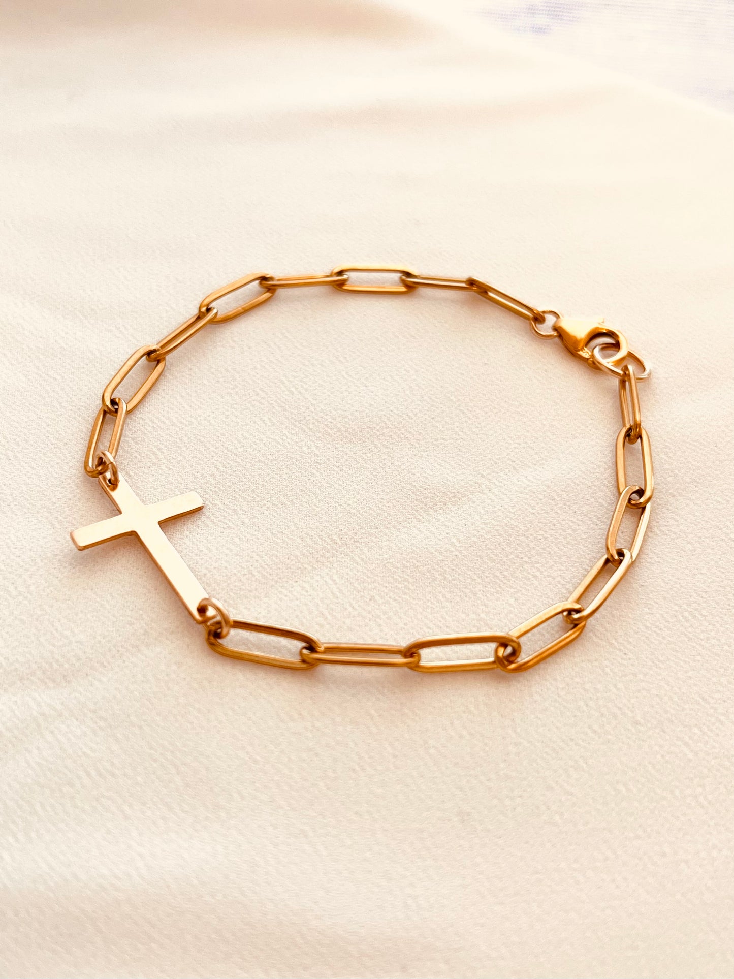Faith Cross Chain Bracelet