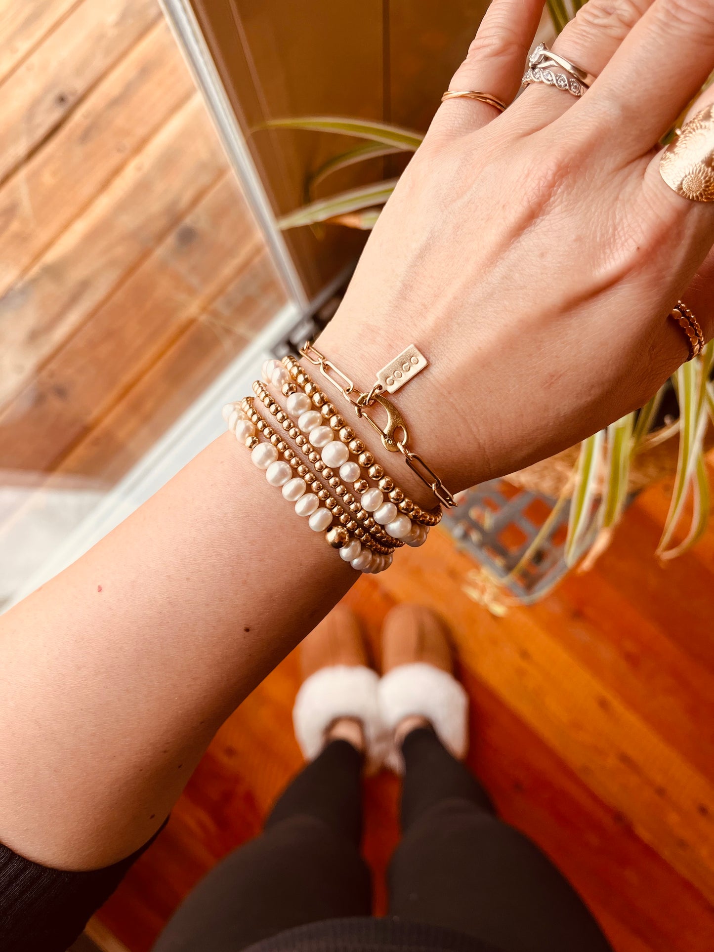 Personalized Tag Bracelet – Minimal Everyday Chain Bracelet