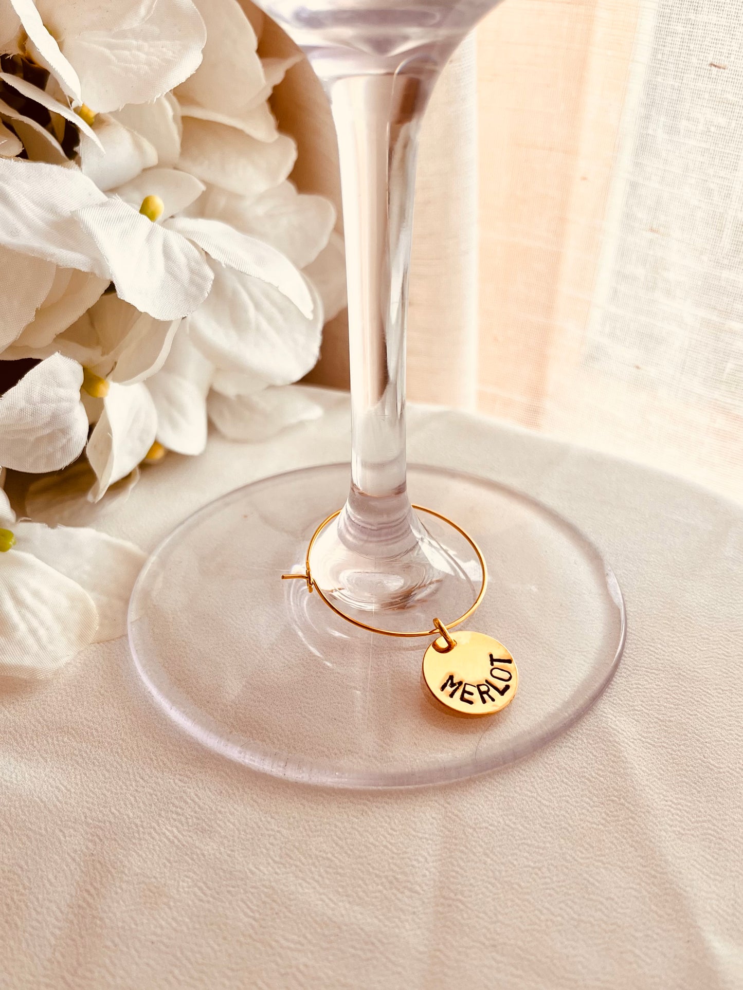 Personalized Wine Glass Charm, Hand Stamped Custom Wine Glass Charmerfect for a Holiday or Hostess gift, Book Club, Wine Tasting, Christmas Gift, Christmas party, Thanksgiving Dinner, Christmas Day, Birthday Party, Thanksgiving 